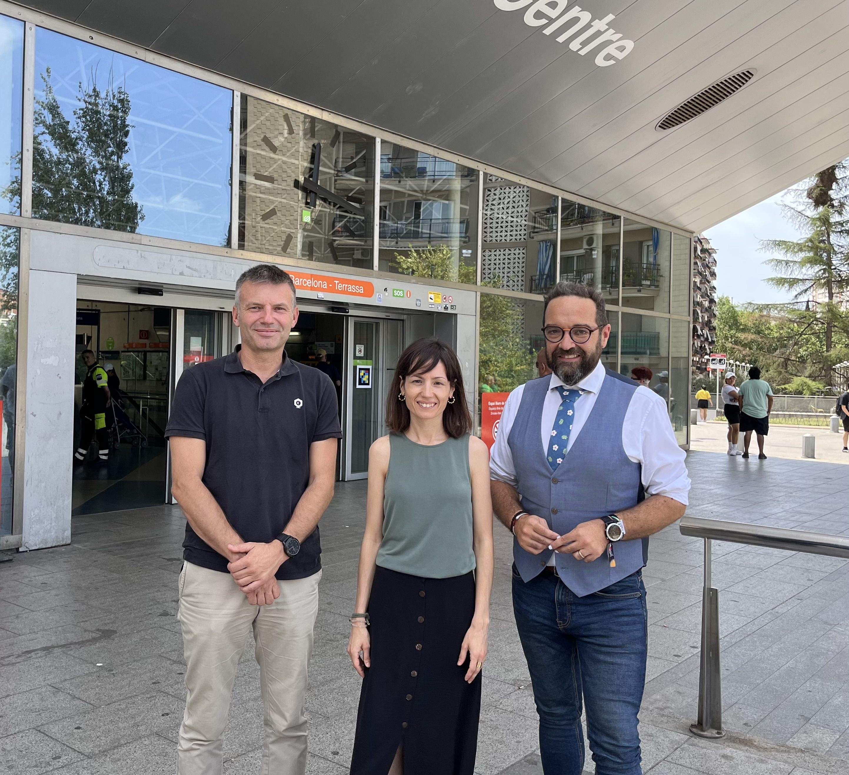 D'esquerra a dreta: Xavier Corbera, Montse Soler i Juli Fernández. FOTO: P.S.