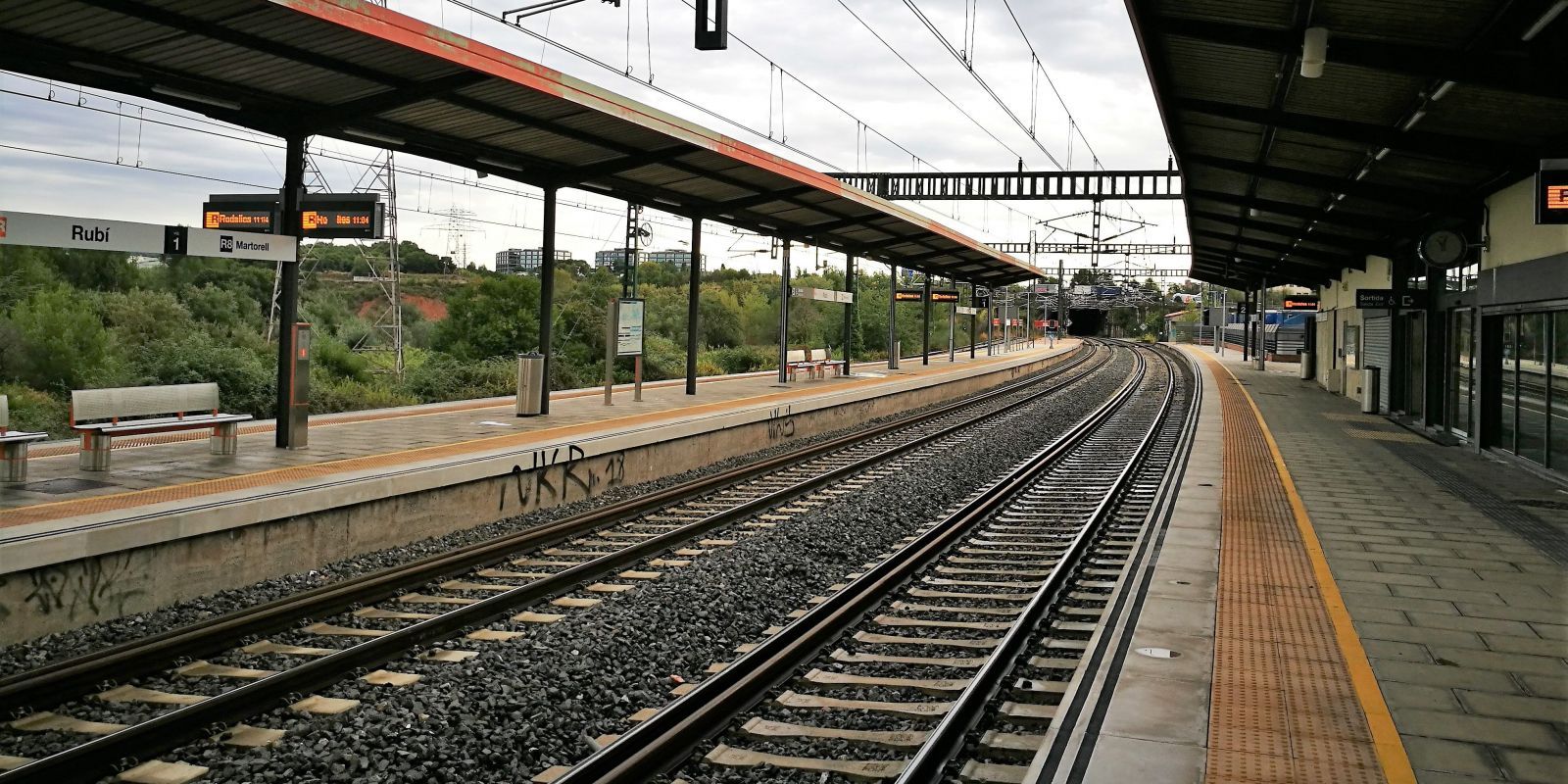 Les obres del corredor mediterrani deixaran diverses afectacions al servei tren. Foto: Redacció Les obres del corredor mediterrani deixaran diverses afectacions al servei tren. Foto: Redacció