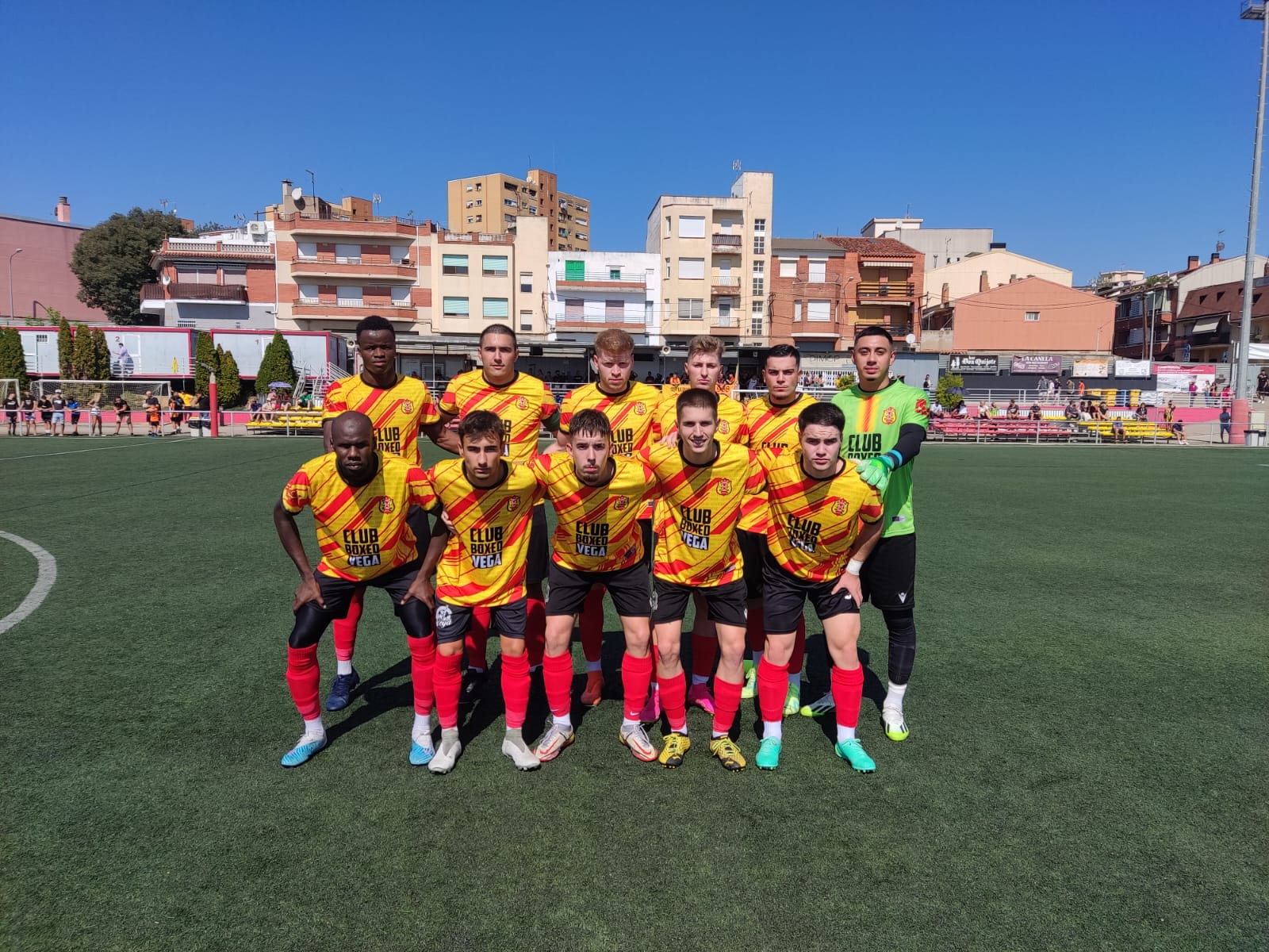 La propera jornada l'equip visita al CF Vilanova del Camí, el diumenge 17 de setembre a les 12:00 hores. Foto: CF Juventud 25 de Septiembre
