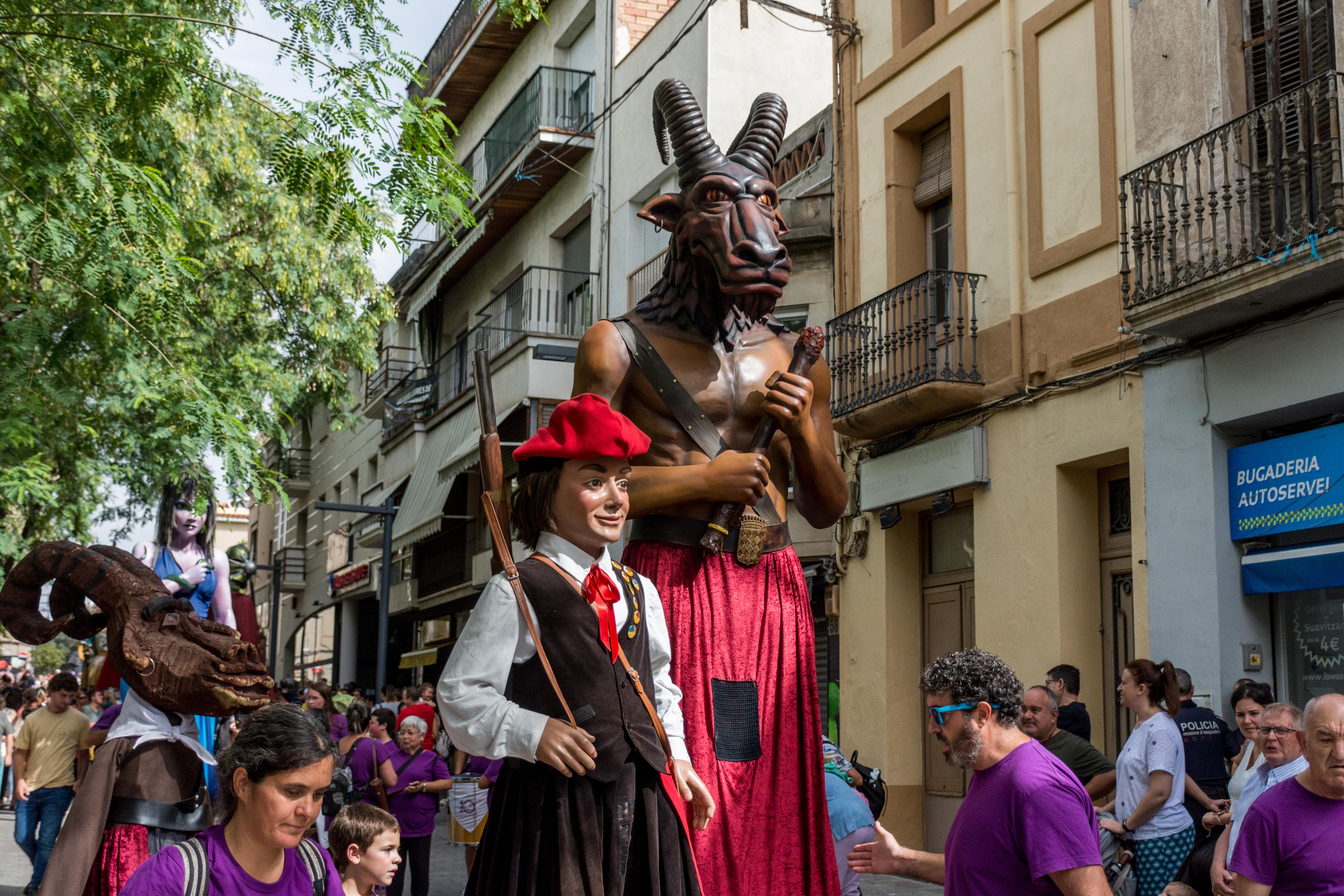 30a Trobada de Gegants durant els 'Tocs de Sant Roc' 2023. FOTO: Carmelo Jiménez