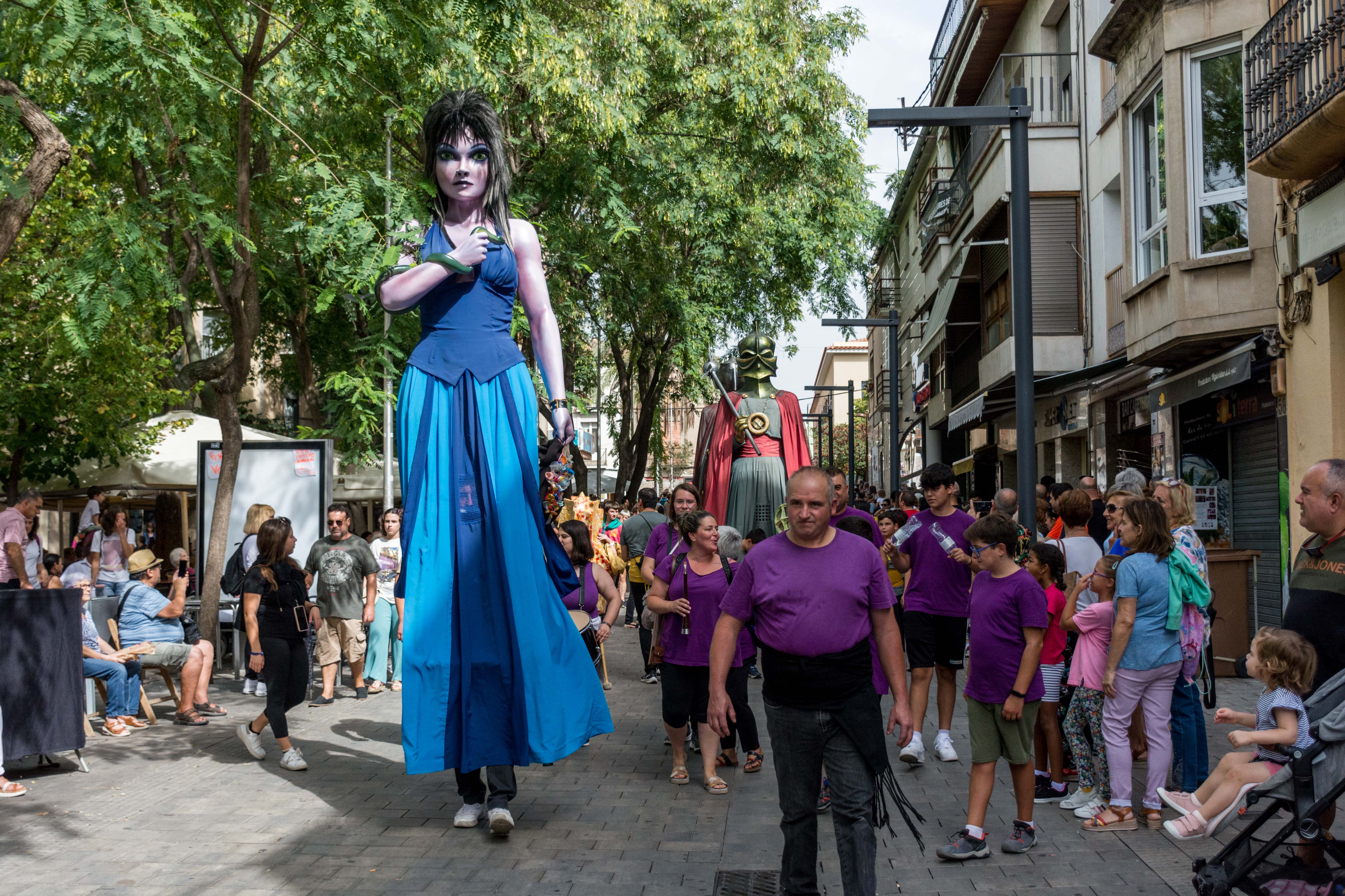 30a Trobada de Gegants durant els 'Tocs de Sant Roc' 2023. FOTO: Carmelo Jiménez