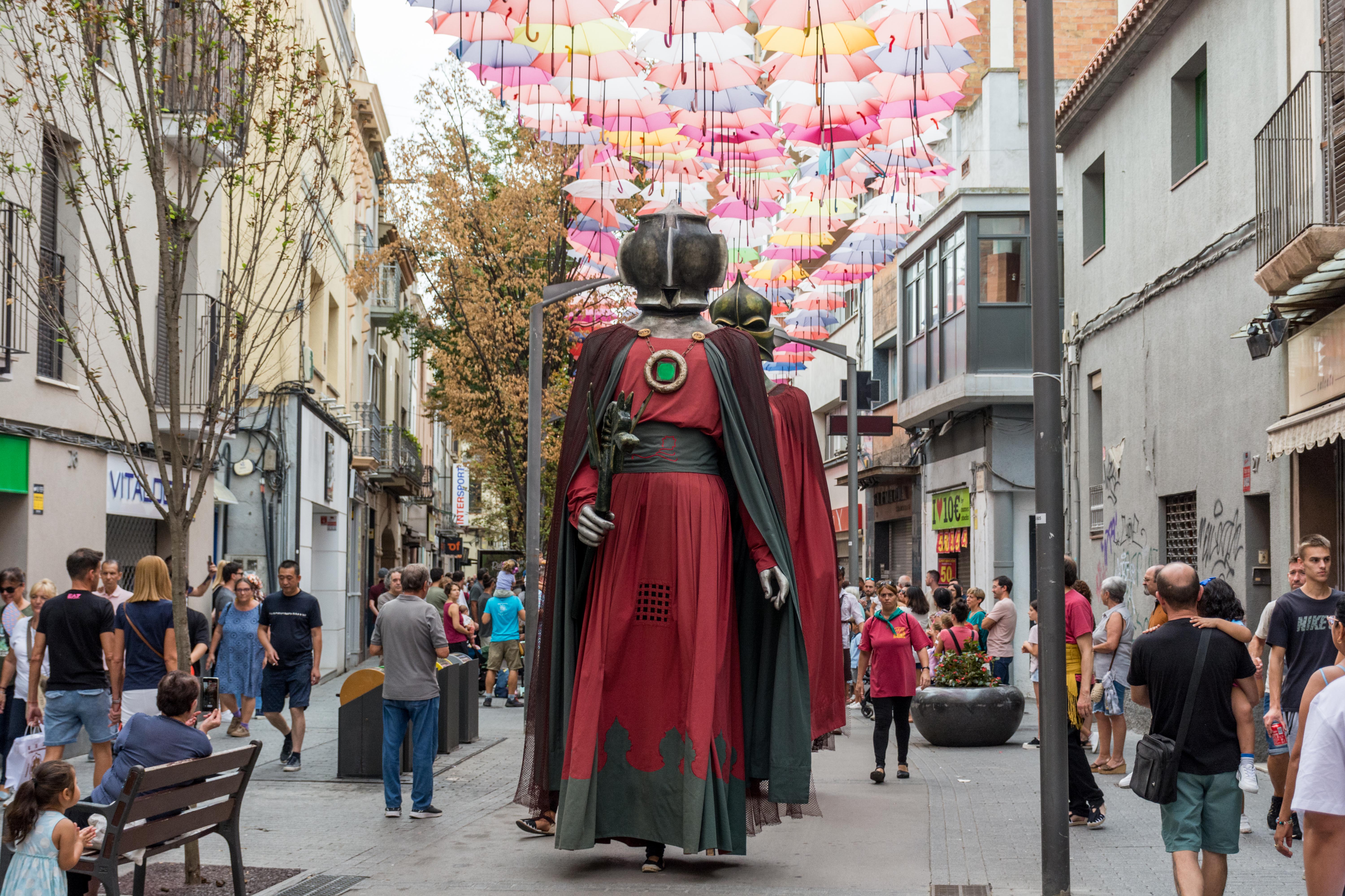 30a Trobada de Gegants durant els 'Tocs de Sant Roc' 2023. FOTO: Carmelo Jiménez