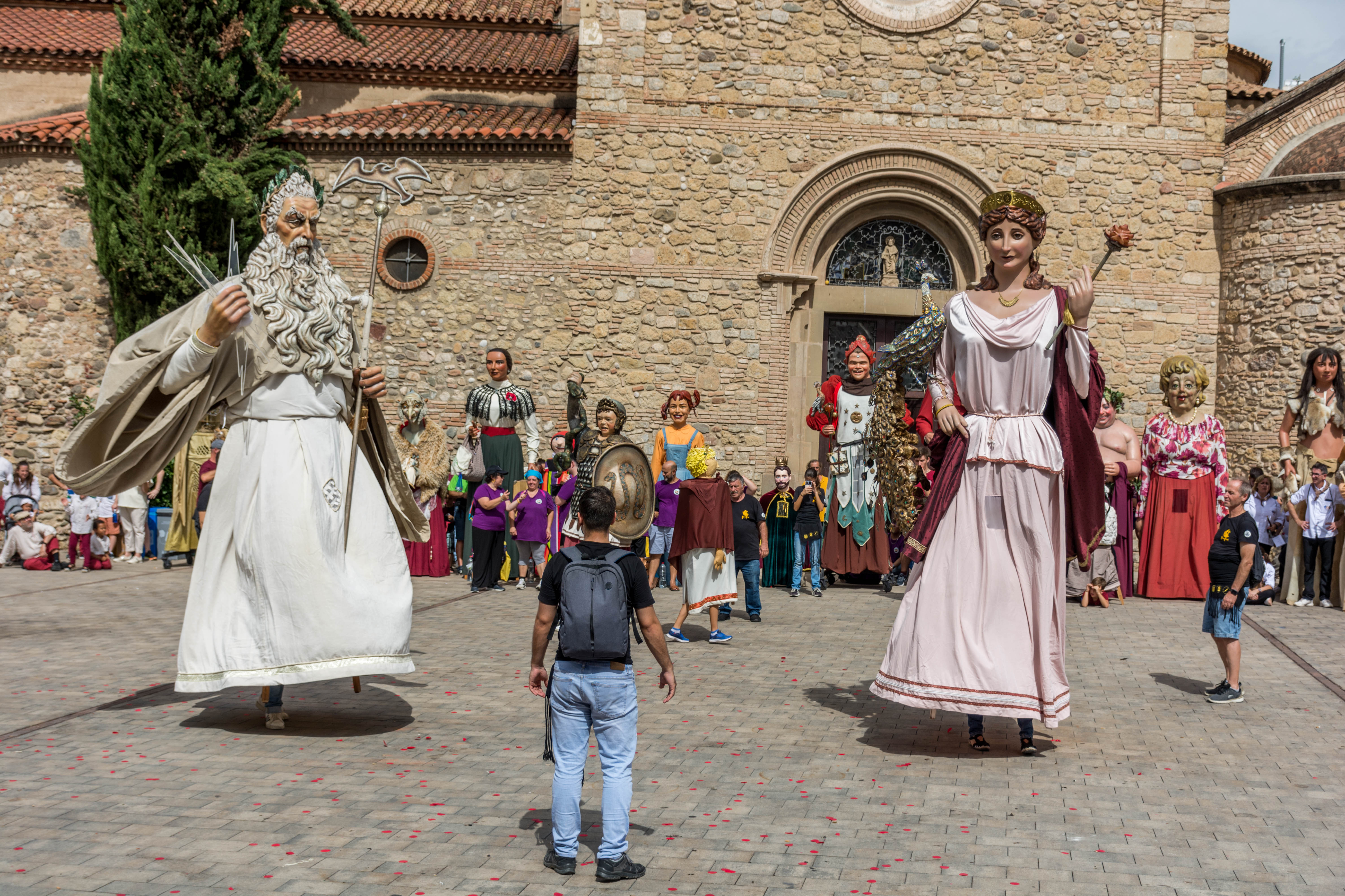 30a Trobada de Gegants durant els 'Tocs de Sant Roc' 2023. FOTO: Carmelo Jiménez