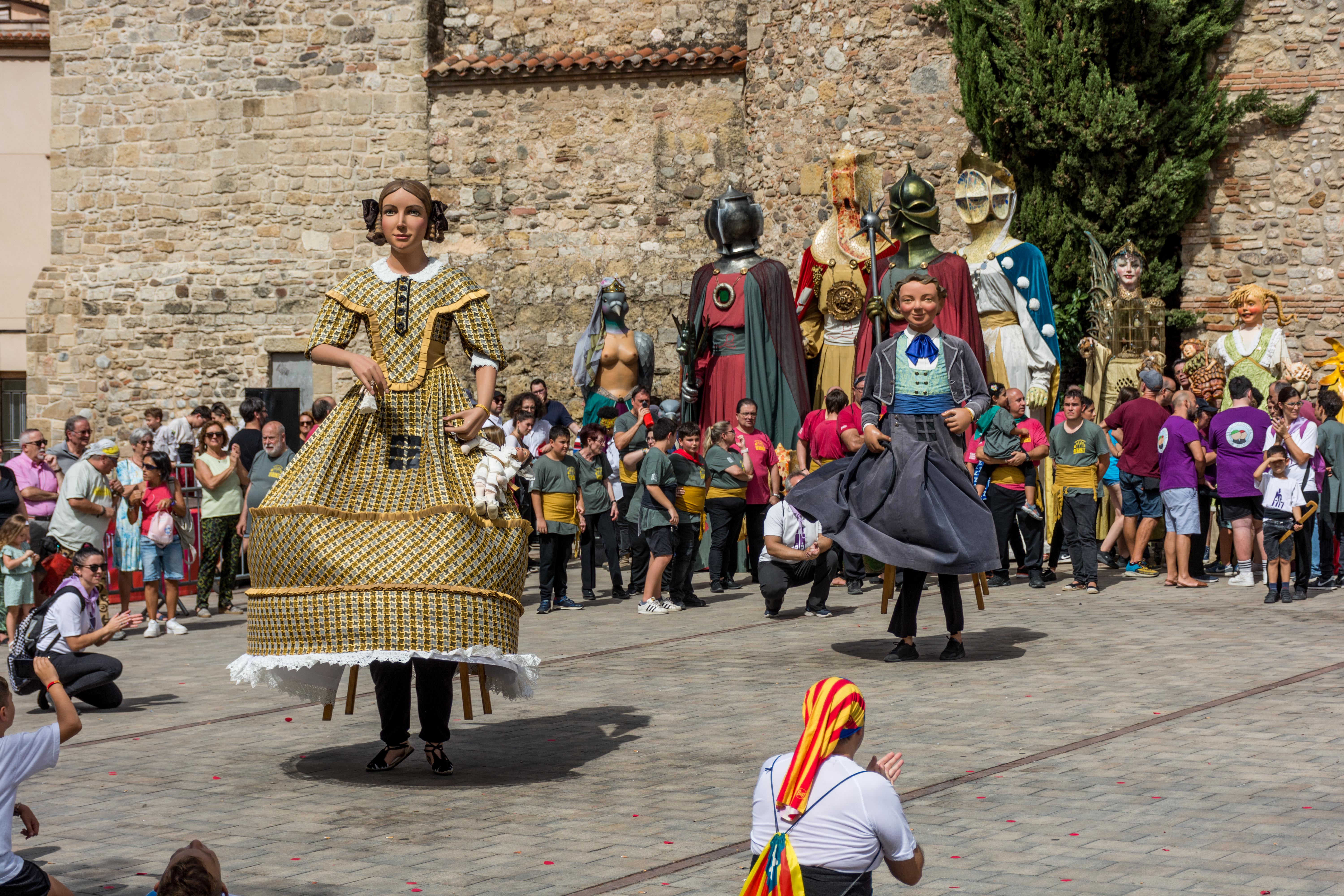 30a Trobada de Gegants durant els 'Tocs de Sant Roc' 2023. FOTO: Carmelo Jiménez