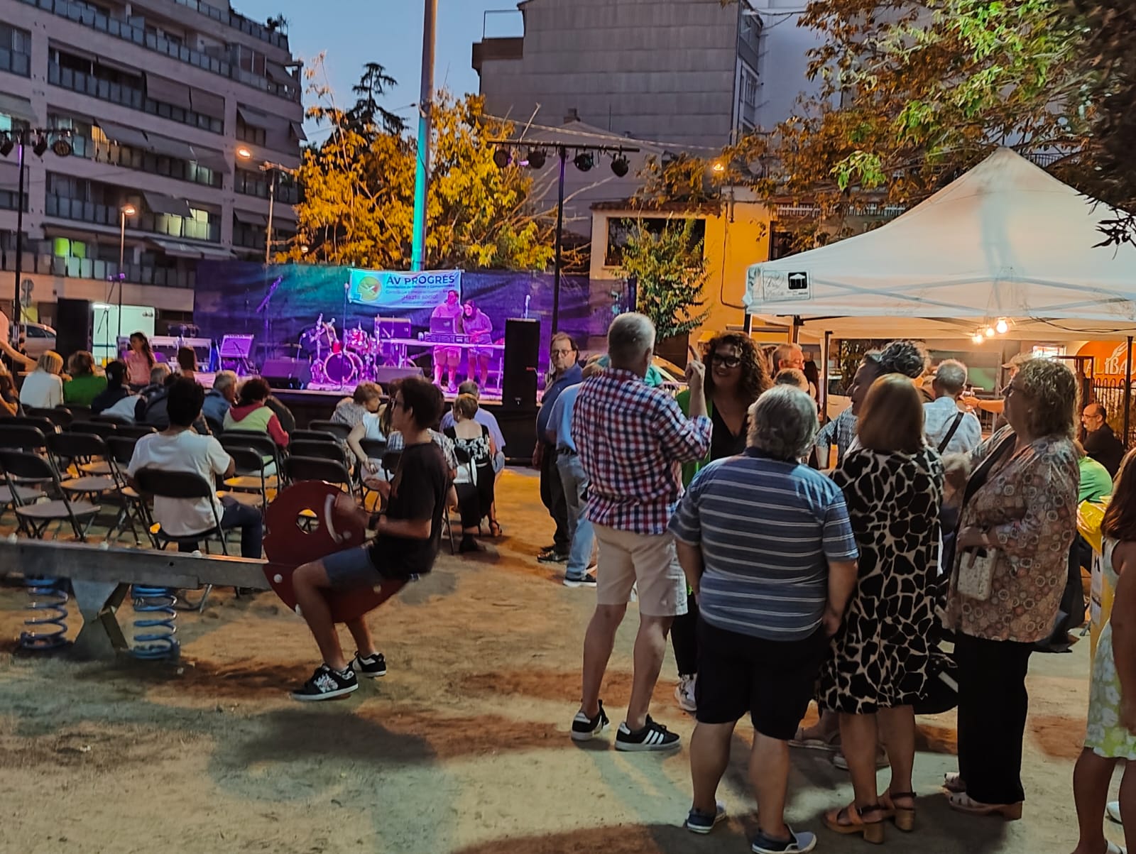 Festes barri del progrés 2023. FOTO: Eric Marco