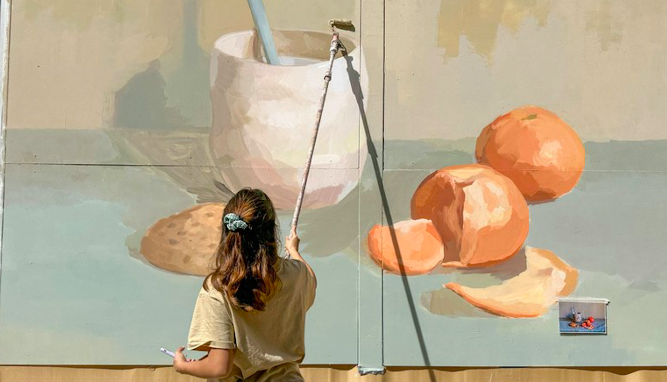 "Aquesta representació de natura morta, com molts exemples actuals, neguen la minsa importància que històricament havien rebut.". Foto: Ajuntament de Rubí-Localpres