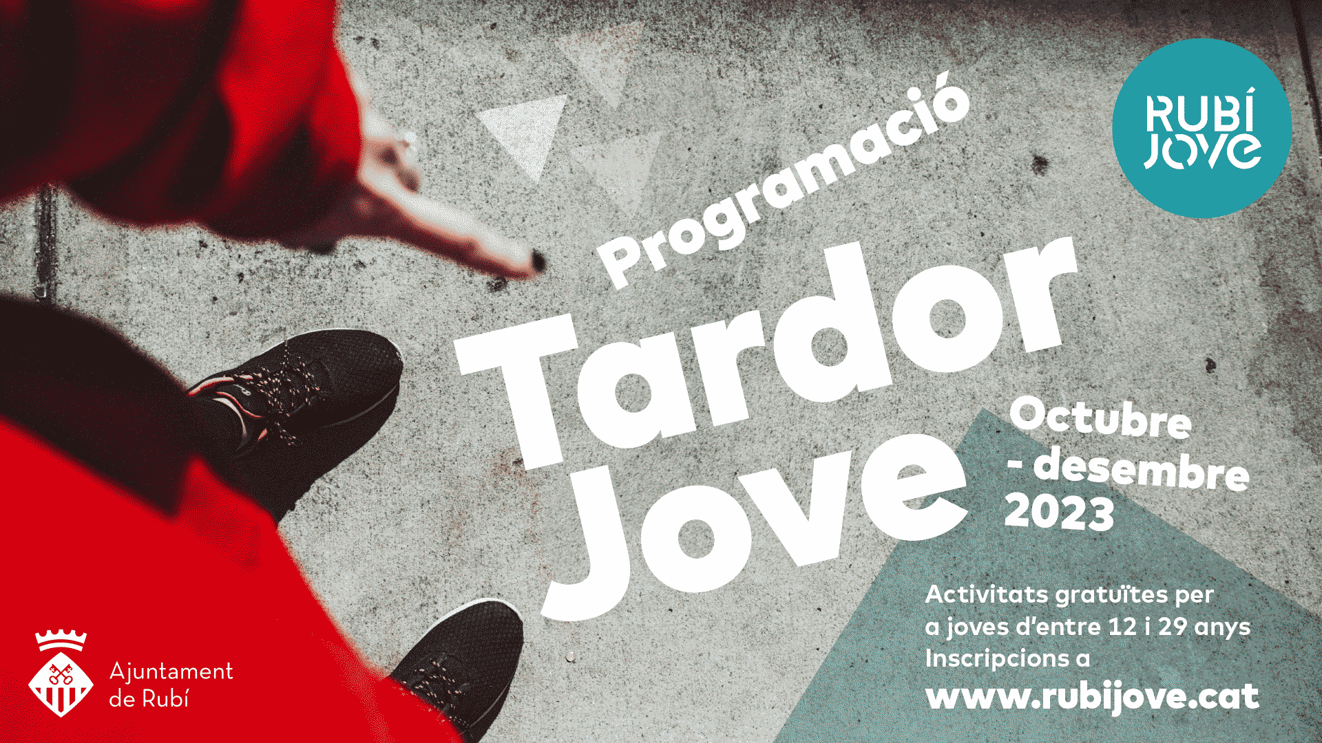 El programa de Tardor Jove inclou més de 50 activitats per a joves entre 12 i 29 anys. Foto: Ajuntament de Rubí El programa de Tardor Jove inclou més de 50 activitats per a joves entre 12 i 29 anys. Foto: Ajuntament de Rubí