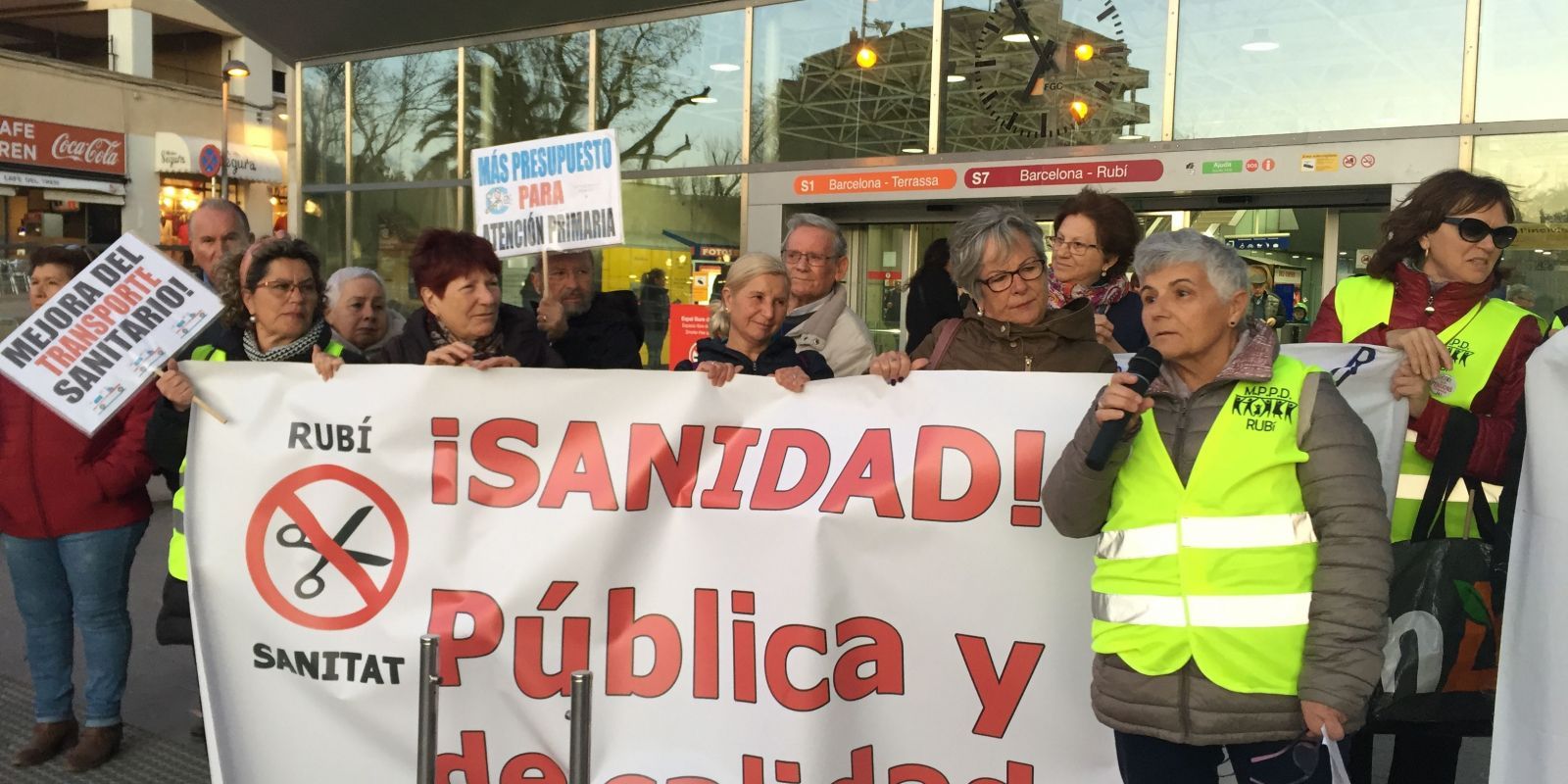 La concentració serà a l'estació dels Ferrocarrils de la Generalitat de Catalunya a les 12h. Foto: Redacció