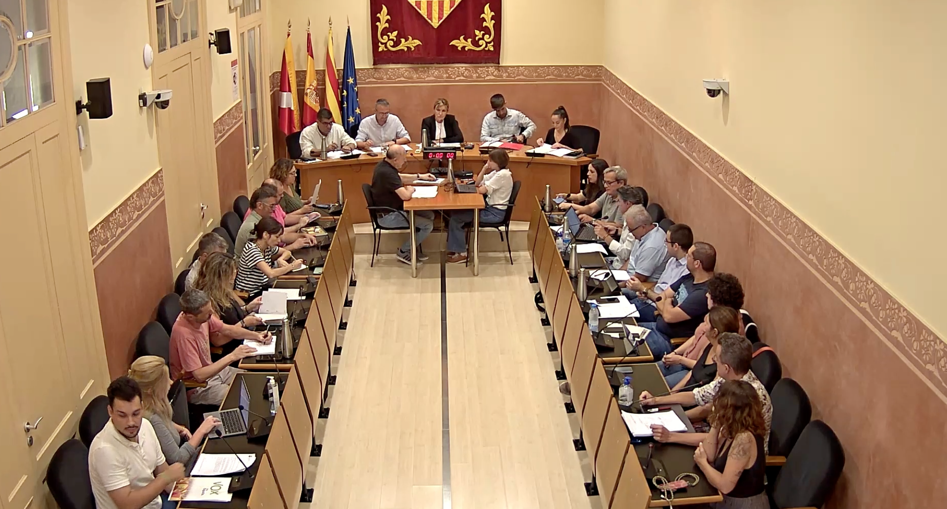 Dintre de dues setmanes, l'últim dijous d'octubre, tindrà lloc el Ple ordinari amb les mocions dels partits i altres propostes de l'equip de govern. Foto: P.S.