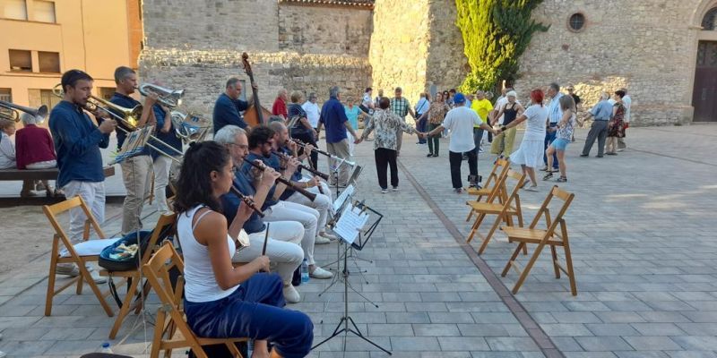 La cobla Ciutat de Cornellà serà l'encarregada de posar música a l'audició de la Fira de Sant Galderic. Foto: Arxiu