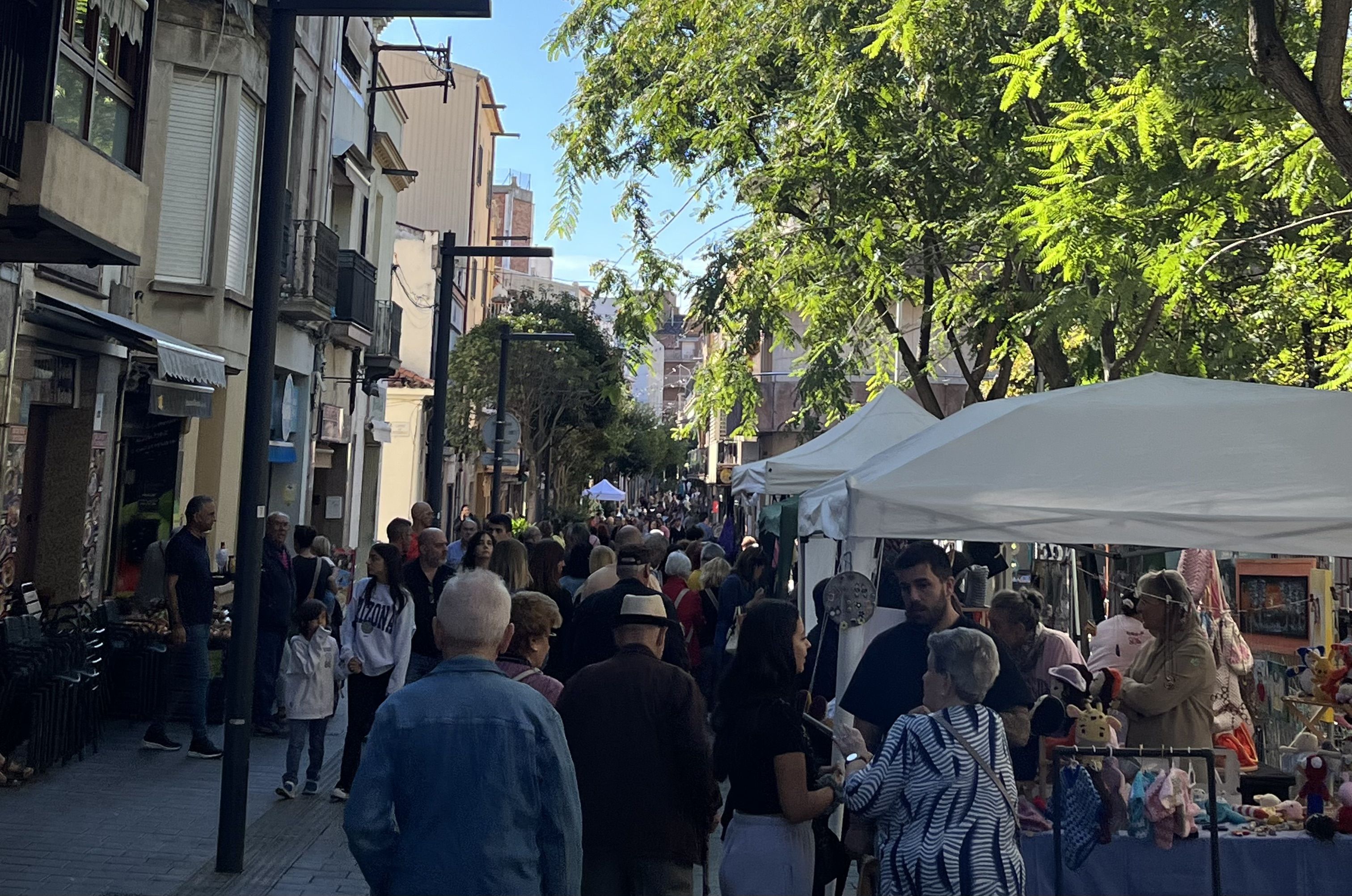 La Plaça Doctor Guardiet ha albergat la major part de paradetes. Foto: Redacció