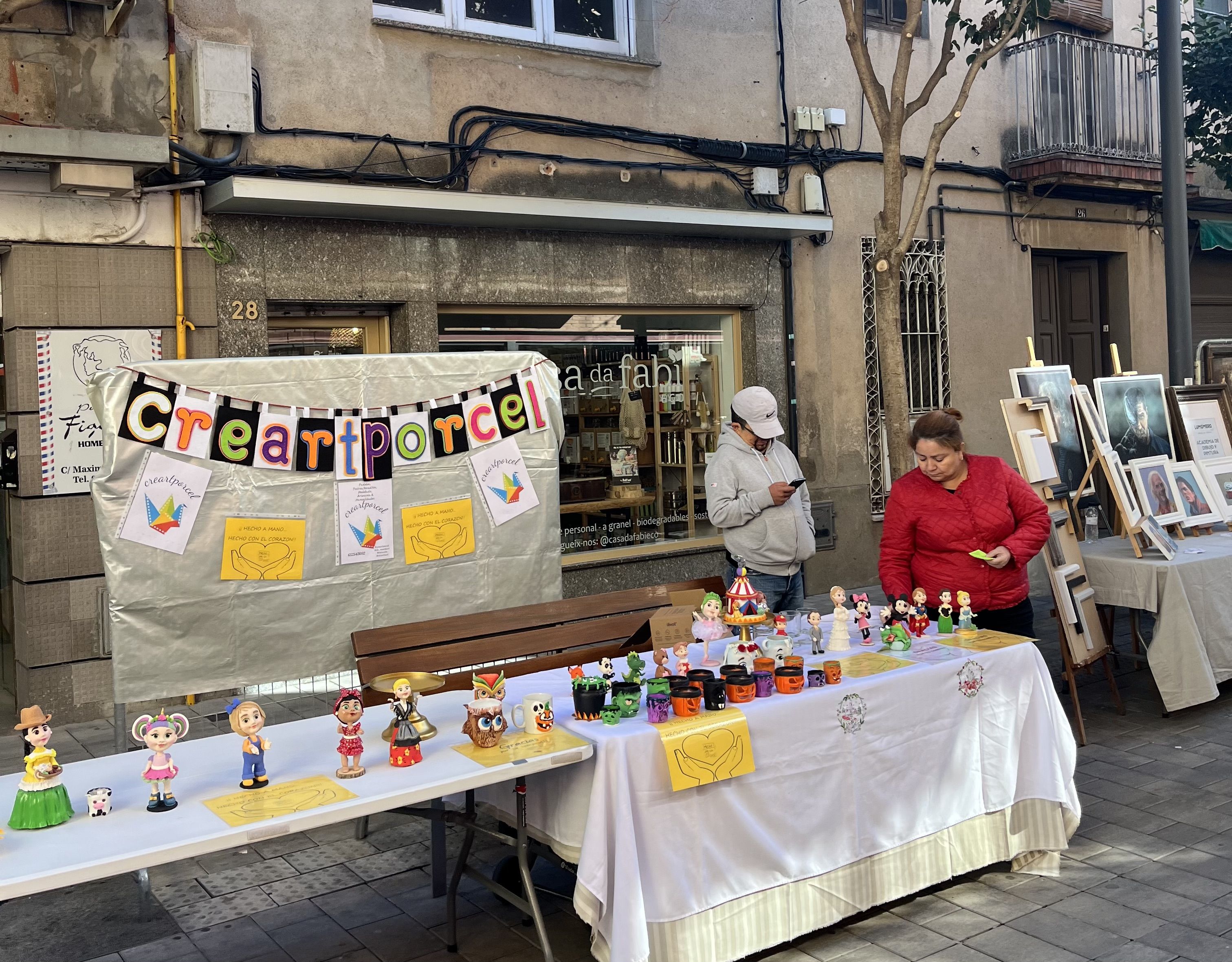 El carrer Maximí Fornés ha estat un punt de trobada per a la ciutadania. Foto: Redacció