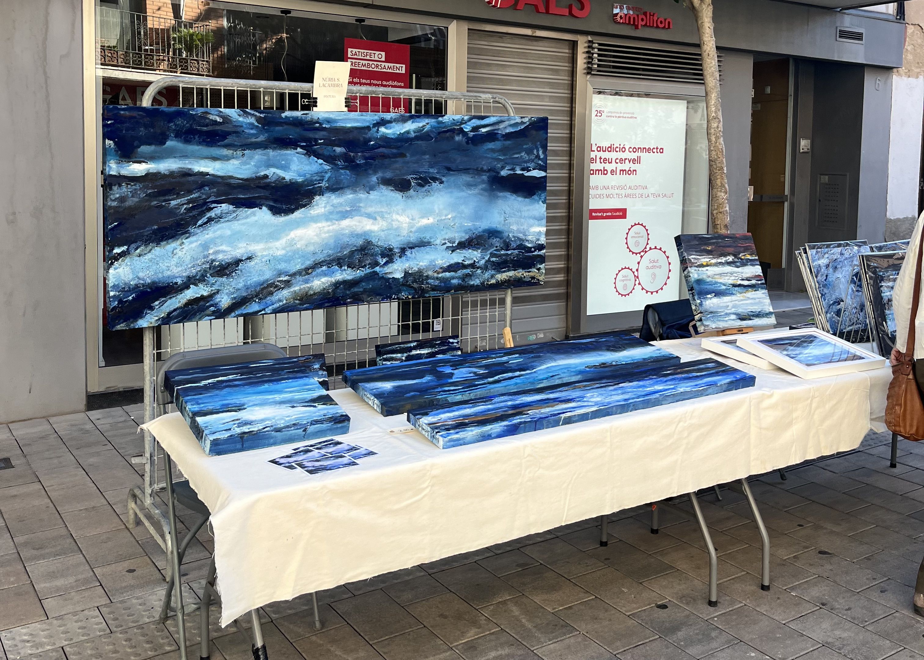 El carrer Maximí Fornés ha estat un punt de trobada per a la ciutadania. Foto: Redacció