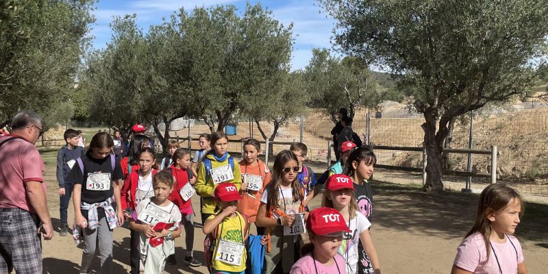 Els infants han pogut gaudir d'un espai de lleure a l'arribar. Foto: Redacció