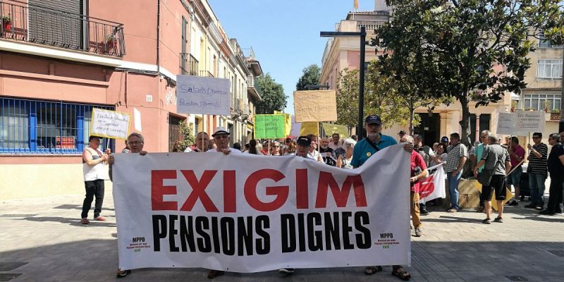 L'entitat rubinenca fa anys que defensa unes pensions dignes i una sanitat pública de qualitat a la ciutat. Foto: Redacció