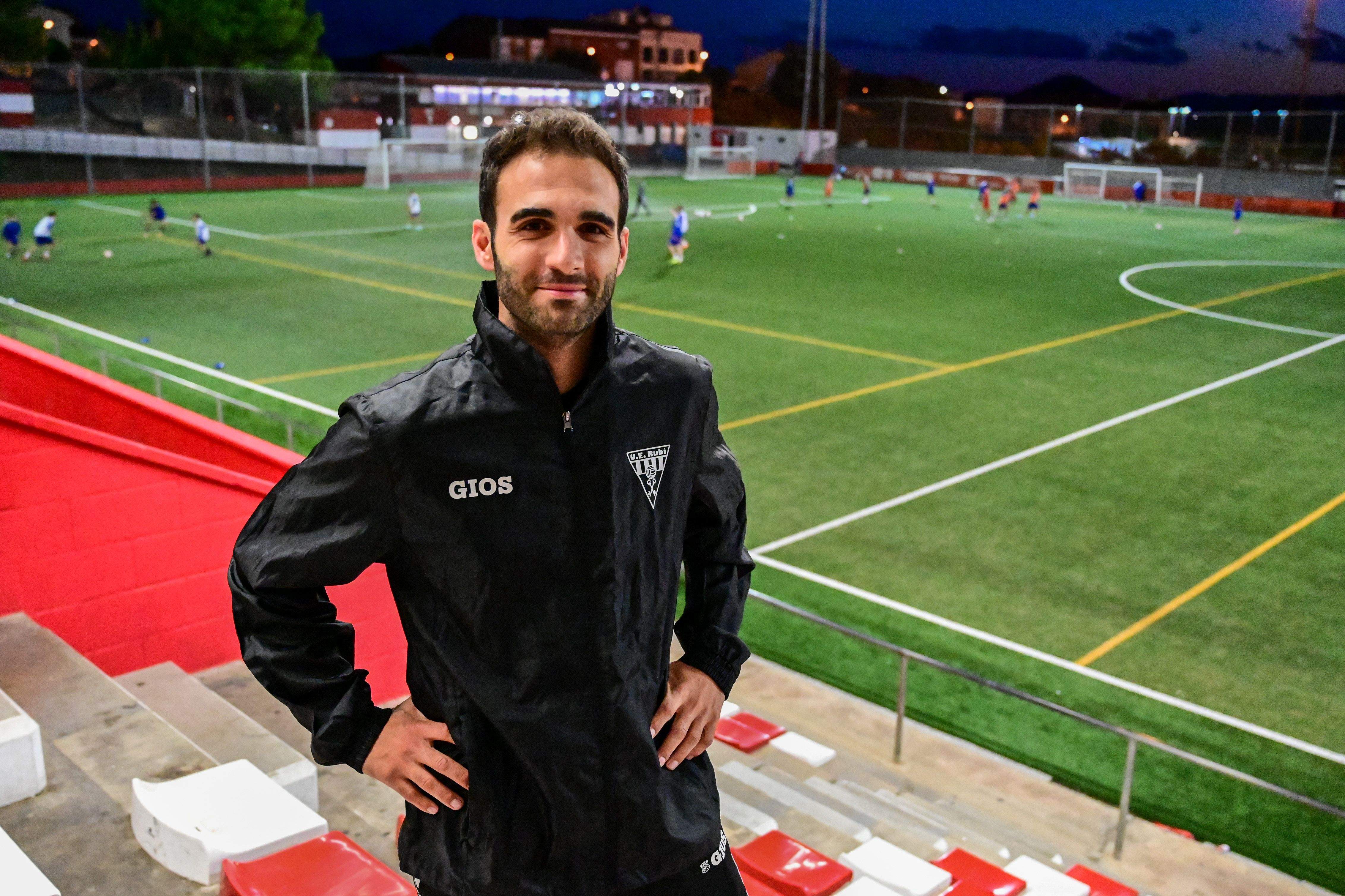 Jordi Peris, entrenador de la UE Rubí. FOTO: Carmelo Jiménez