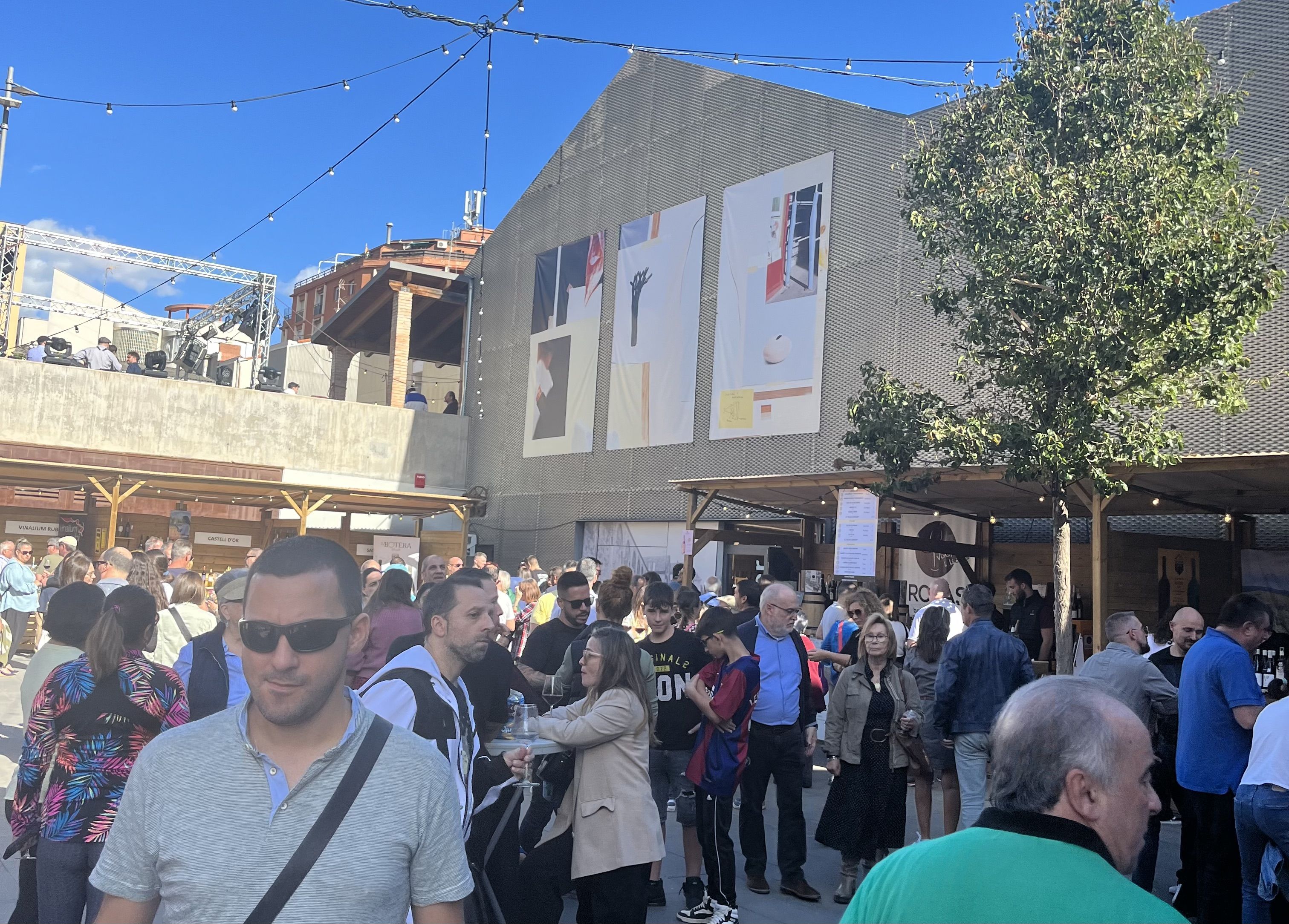 Durant el dia el Celler Cooperatiu s'ha omplert d'activitats i música. Foto: Redacció