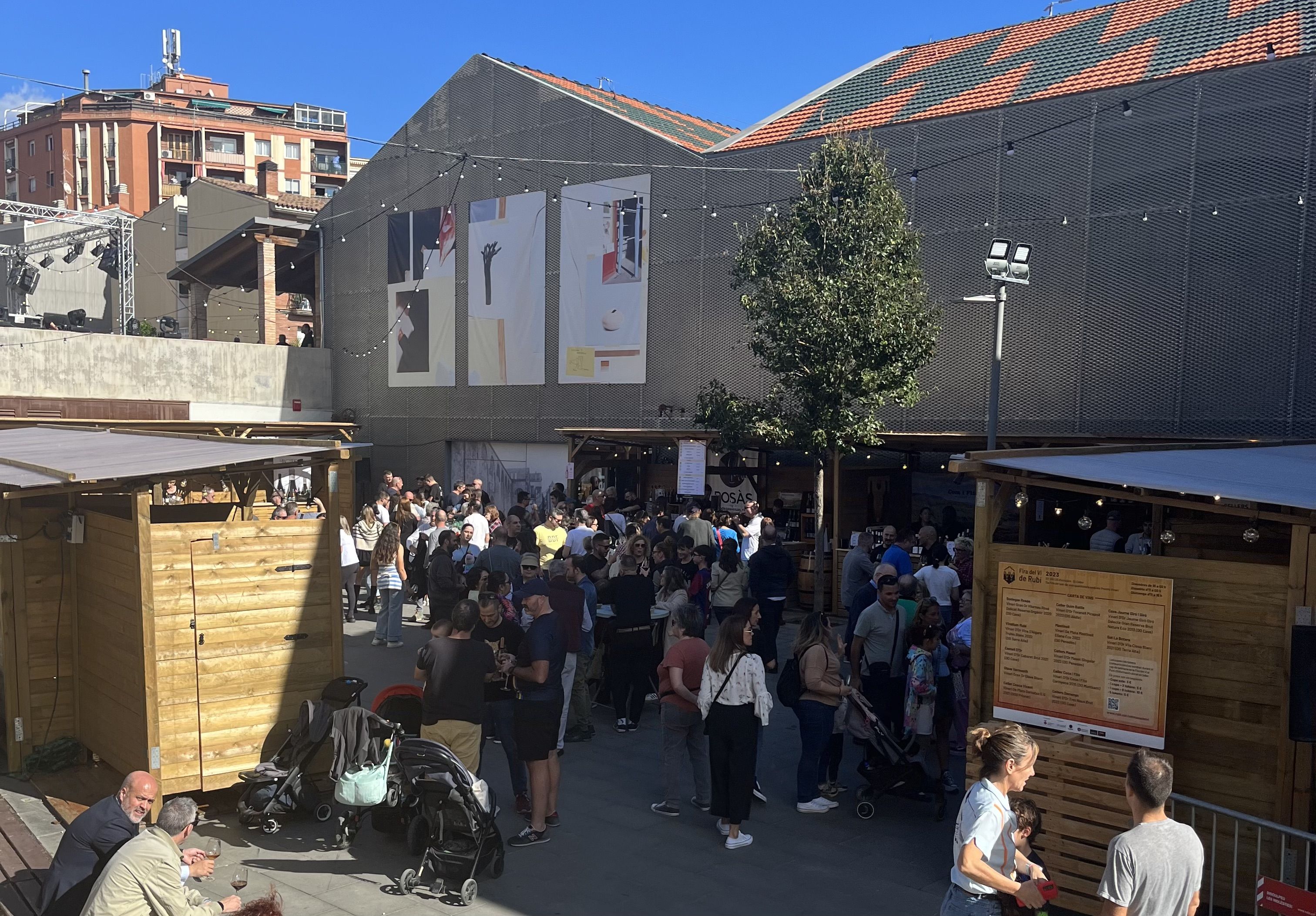 Durant el dia el Celler Cooperatiu s'ha omplert d'activitats i música. Foto: Redacció