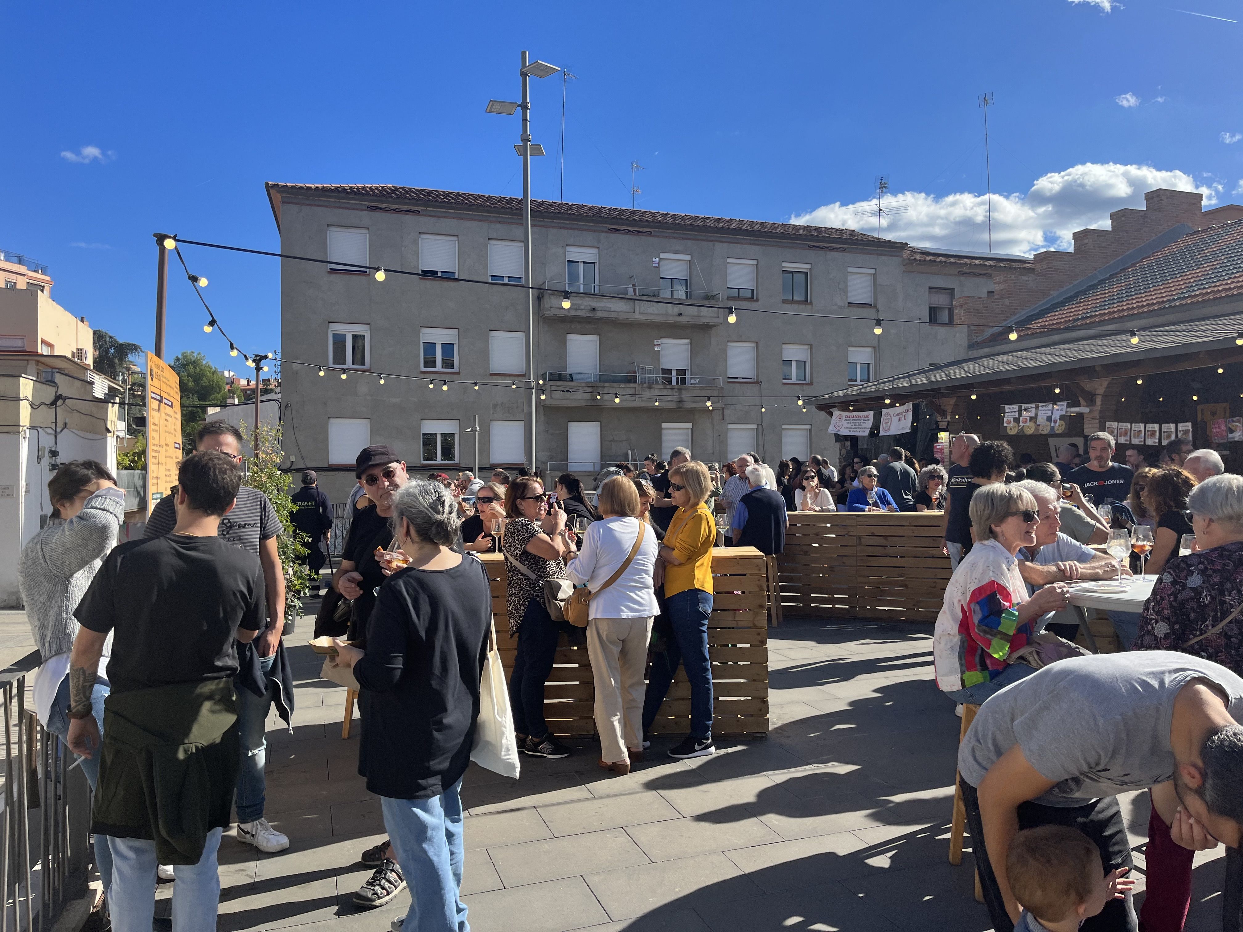 Durant el dia el Celler Cooperatiu s'ha omplert d'activitats i música. Foto: Redacció