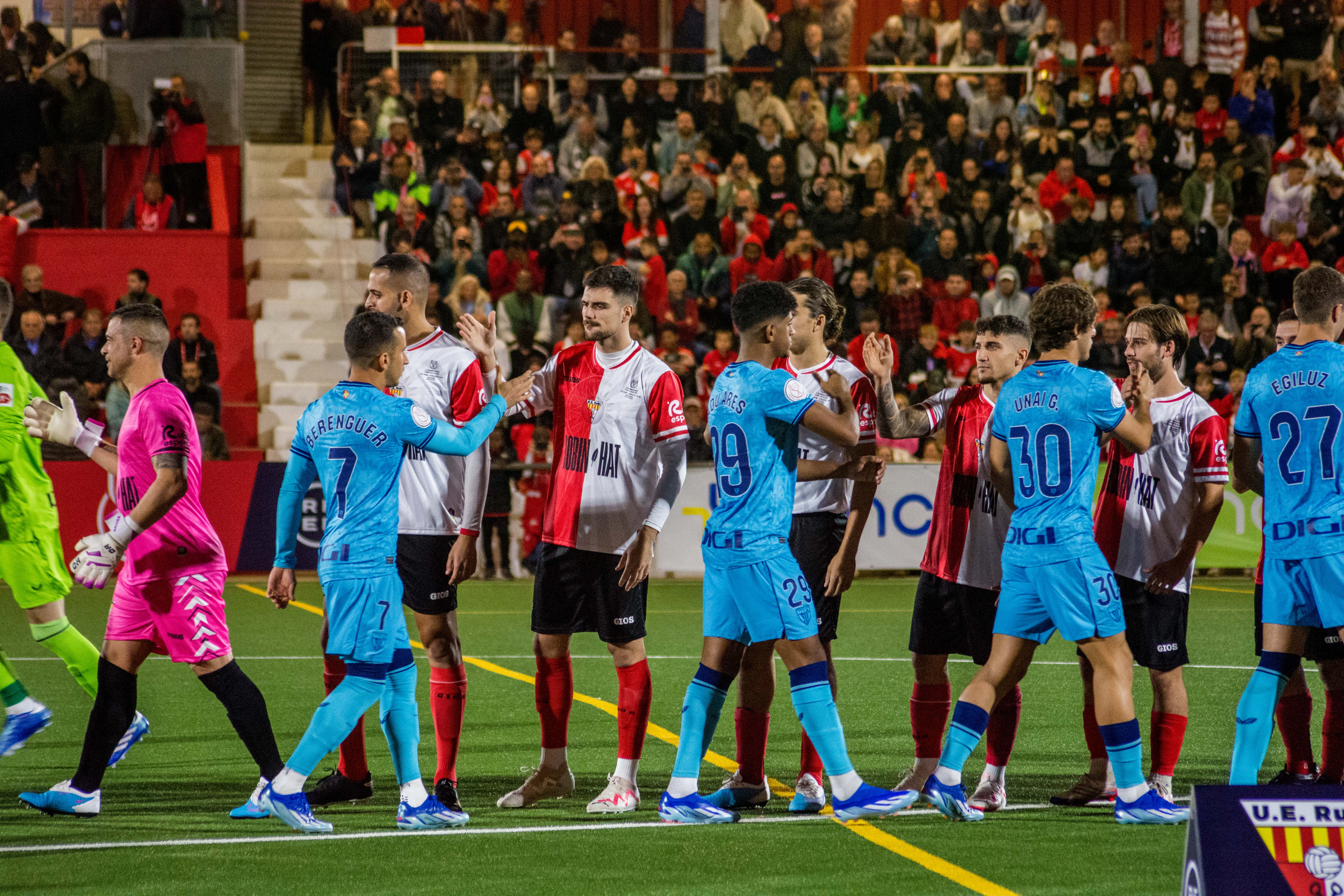 Partit de Copa del Rei UE Rubí-Athletic de Bilbao. FOTO: Carmelo Jiménez