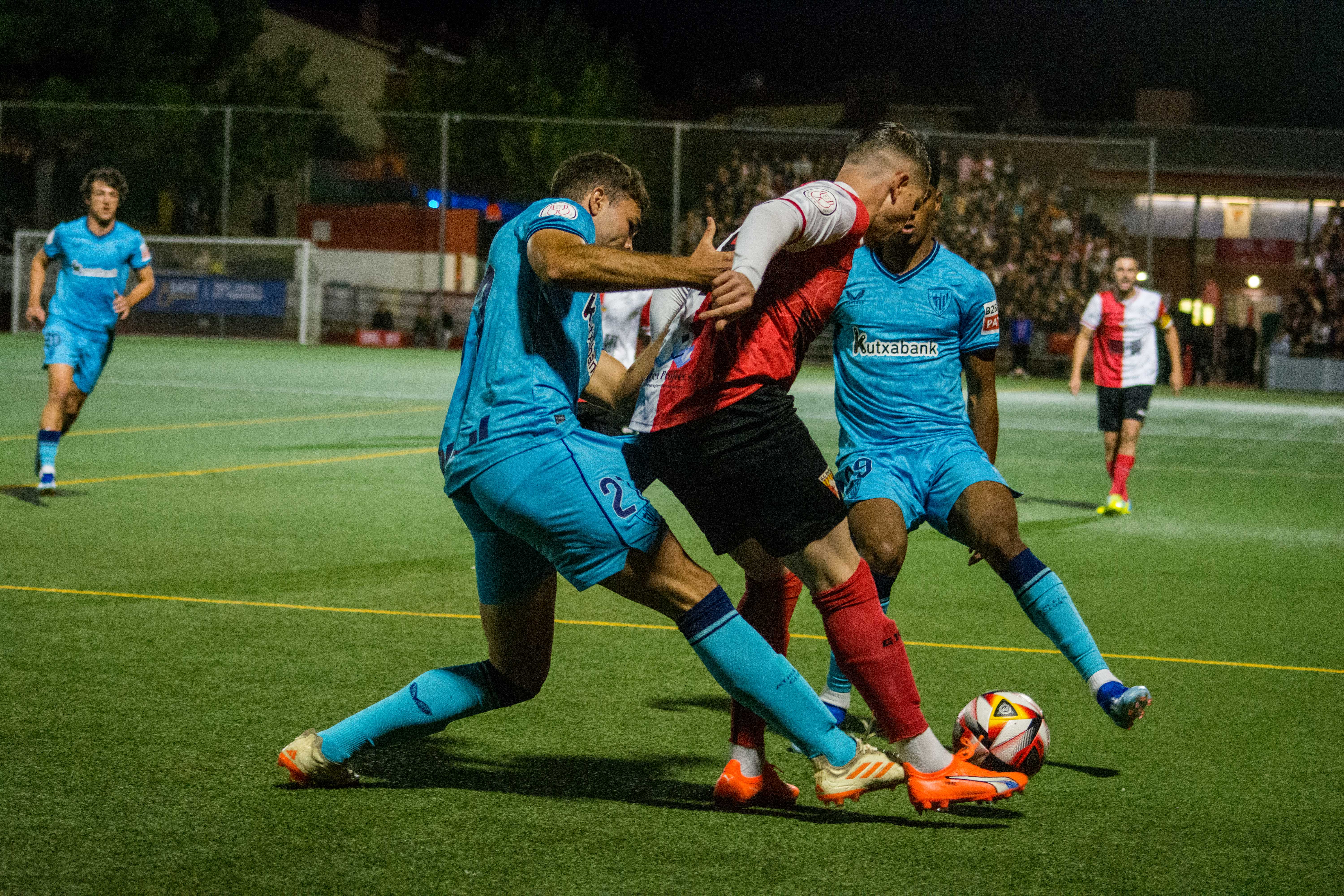 Partit de Copa del Rei UE Rubí-Athletic de Bilbao. FOTO: Carmelo Jiménez