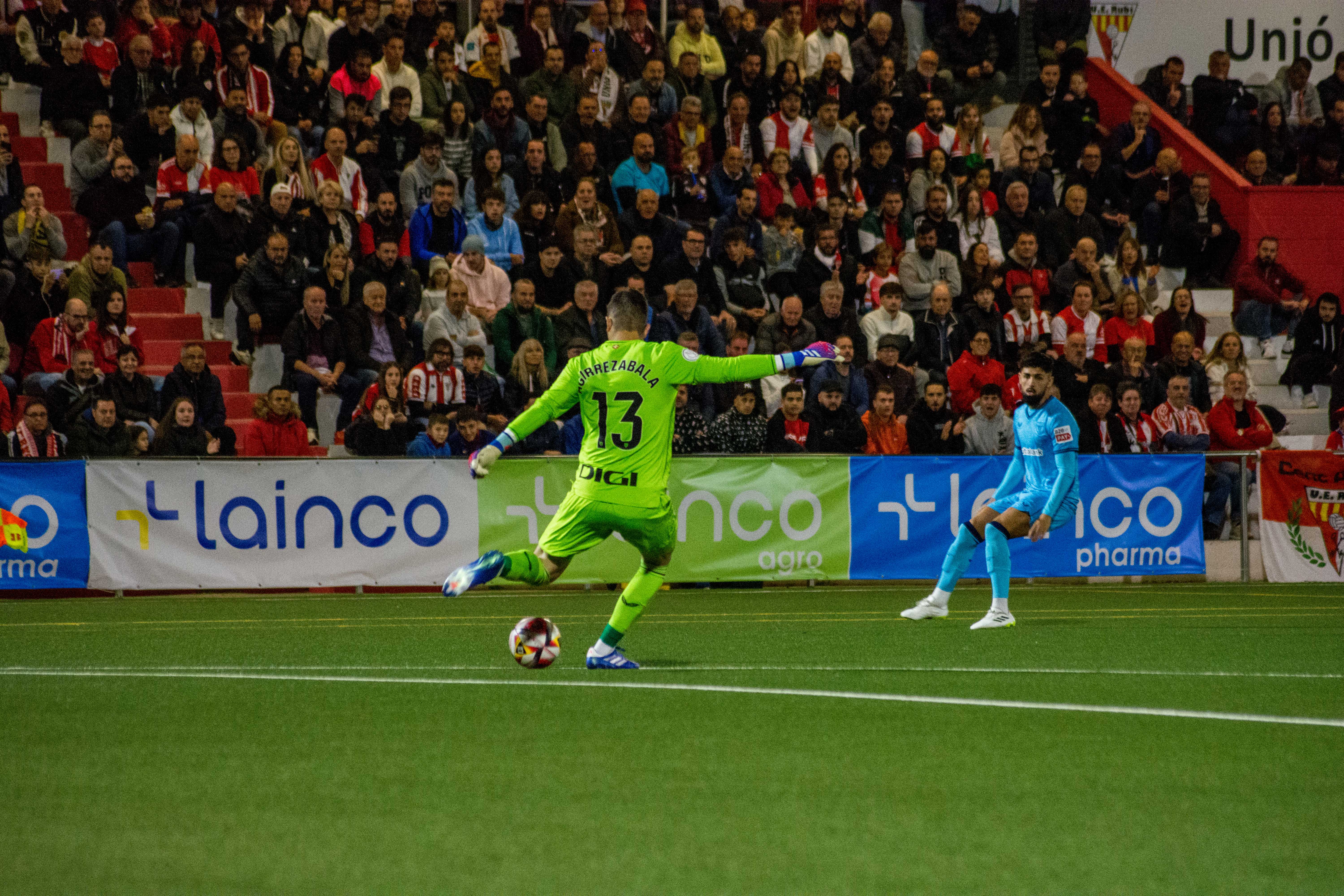 Partit de Copa del Rei UE Rubí-Athletic de Bilbao. FOTO: Carmelo Jiménez