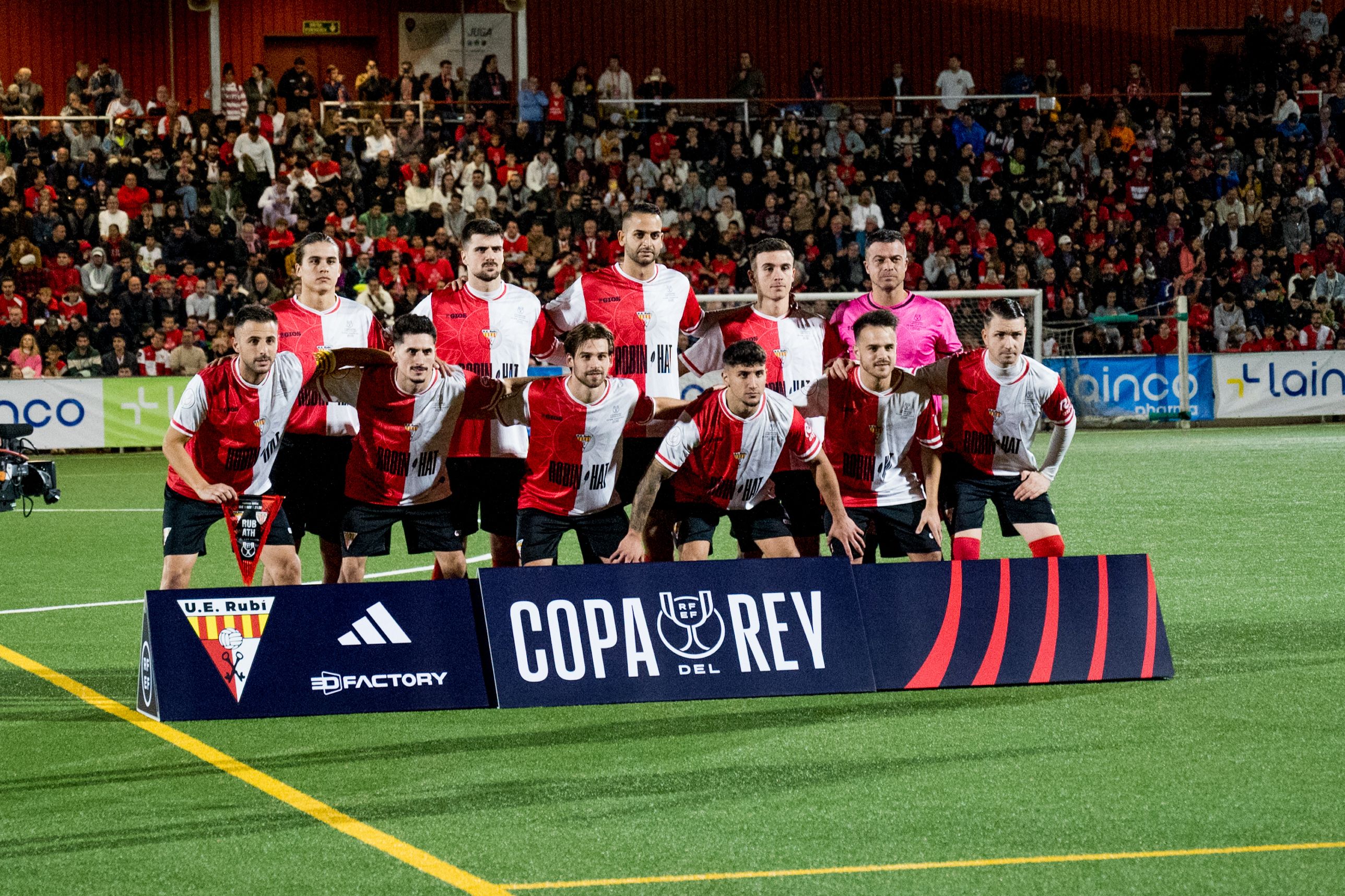 Partit de Copa del Rei UE Rubí-Athletic de Bilbao. FOTO: Carmelo Jiménez