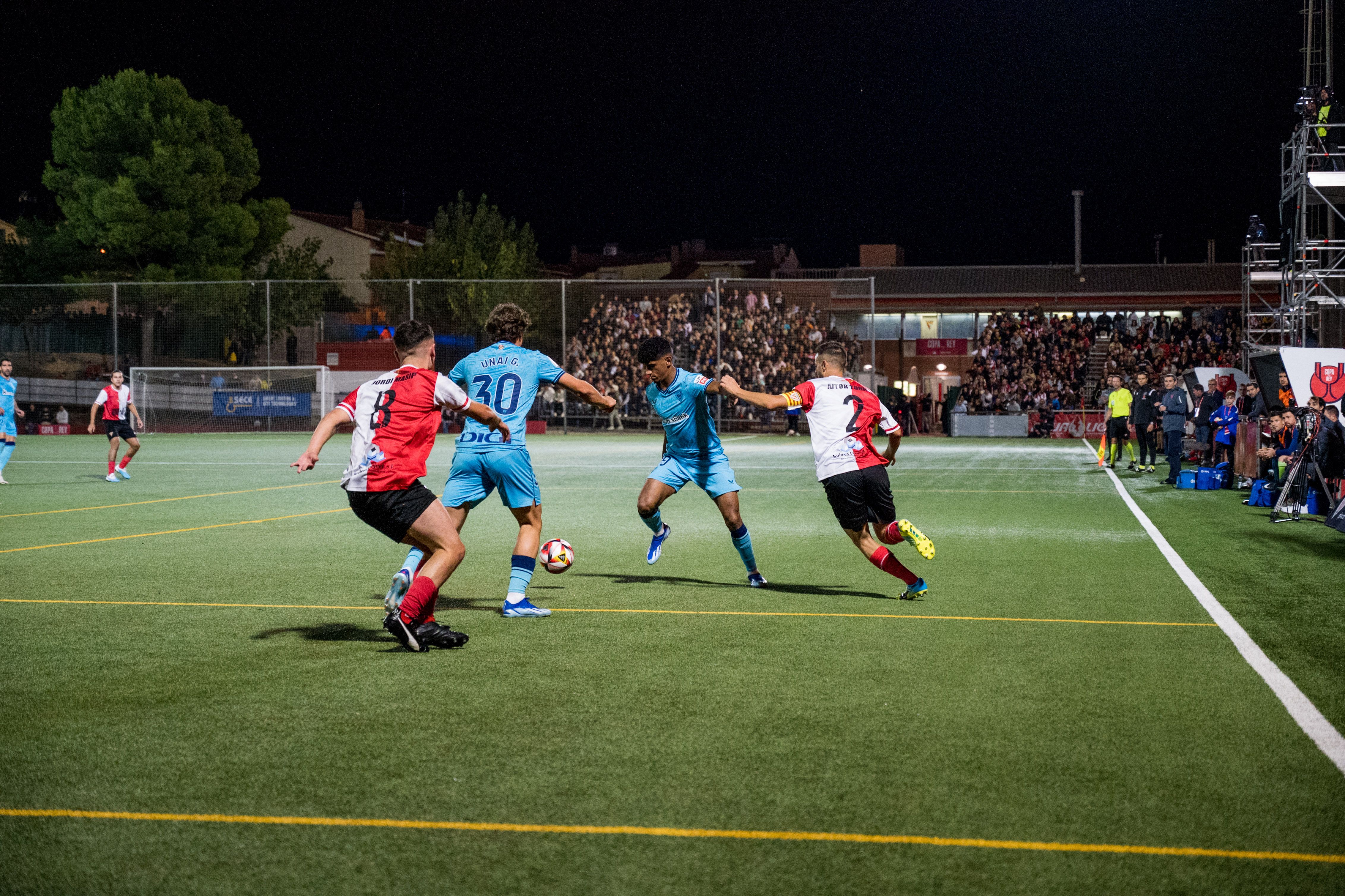 Partit de Copa del Rei UE Rubí-Athletic de Bilbao. FOTO: Carmelo Jiménez