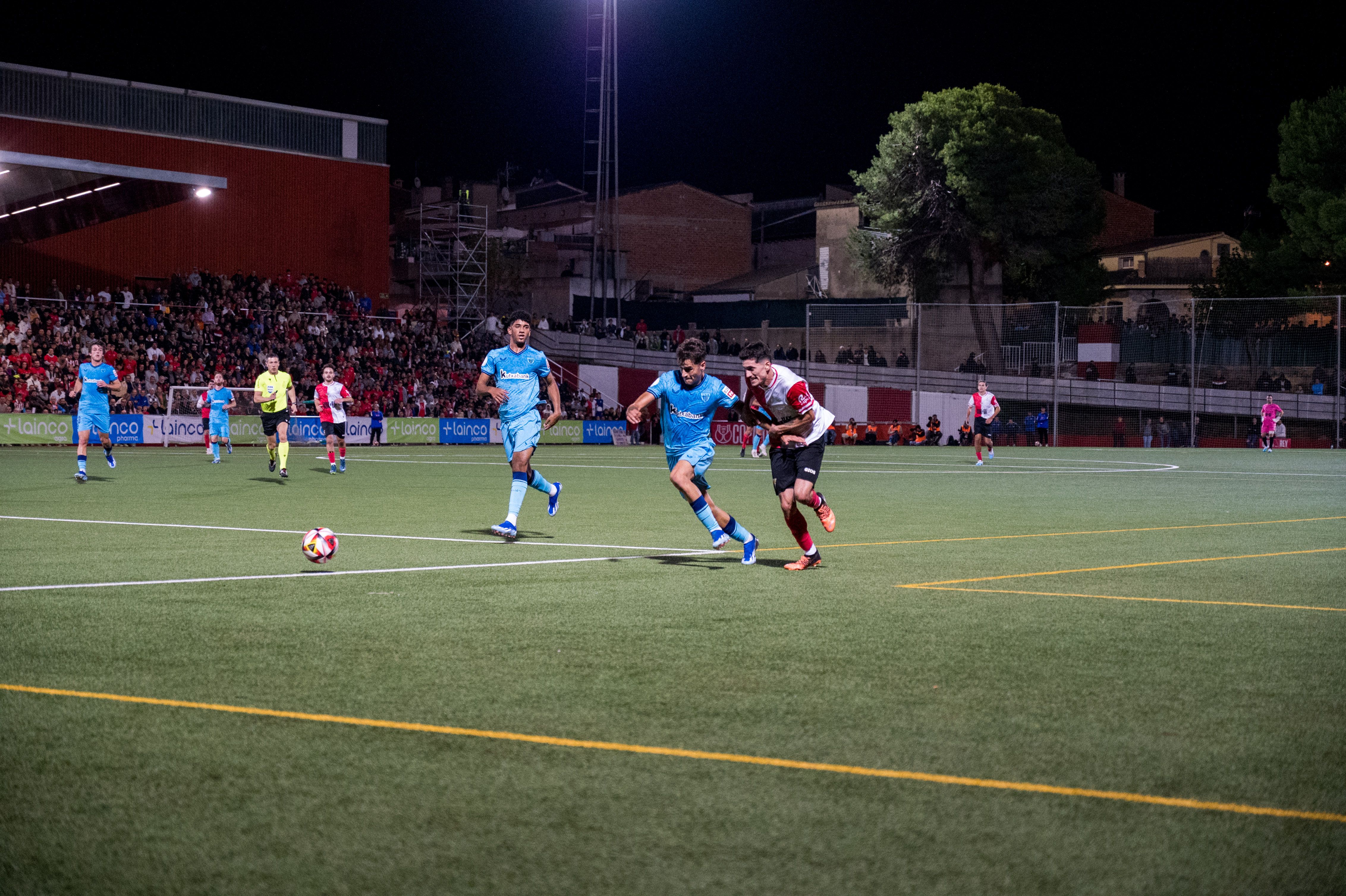 Partit de Copa del Rei UE Rubí-Athletic de Bilbao. FOTO: Carmelo Jiménez