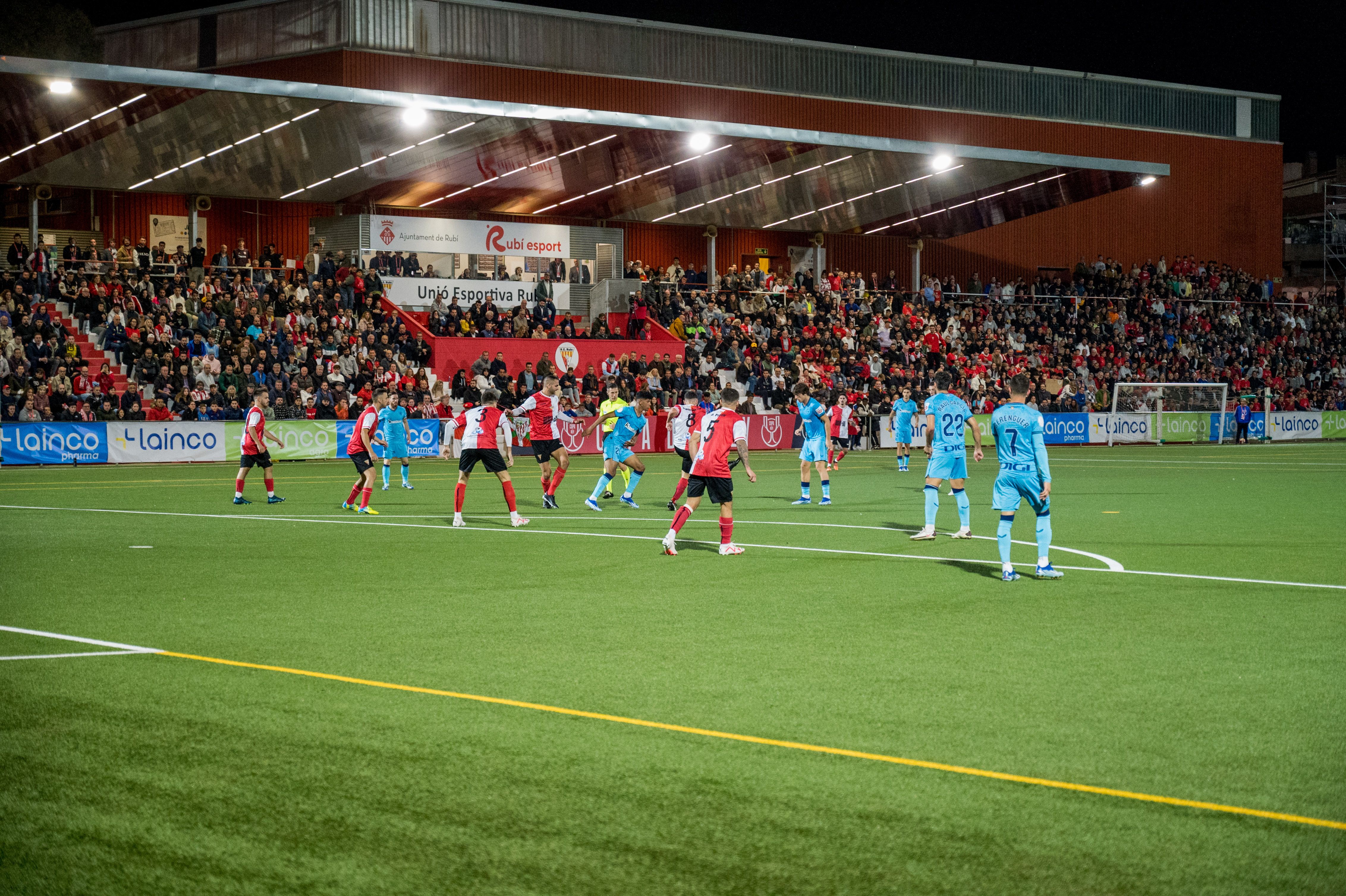 Partit de Copa del Rei UE Rubí-Athletic de Bilbao. FOTO: Carmelo Jiménez