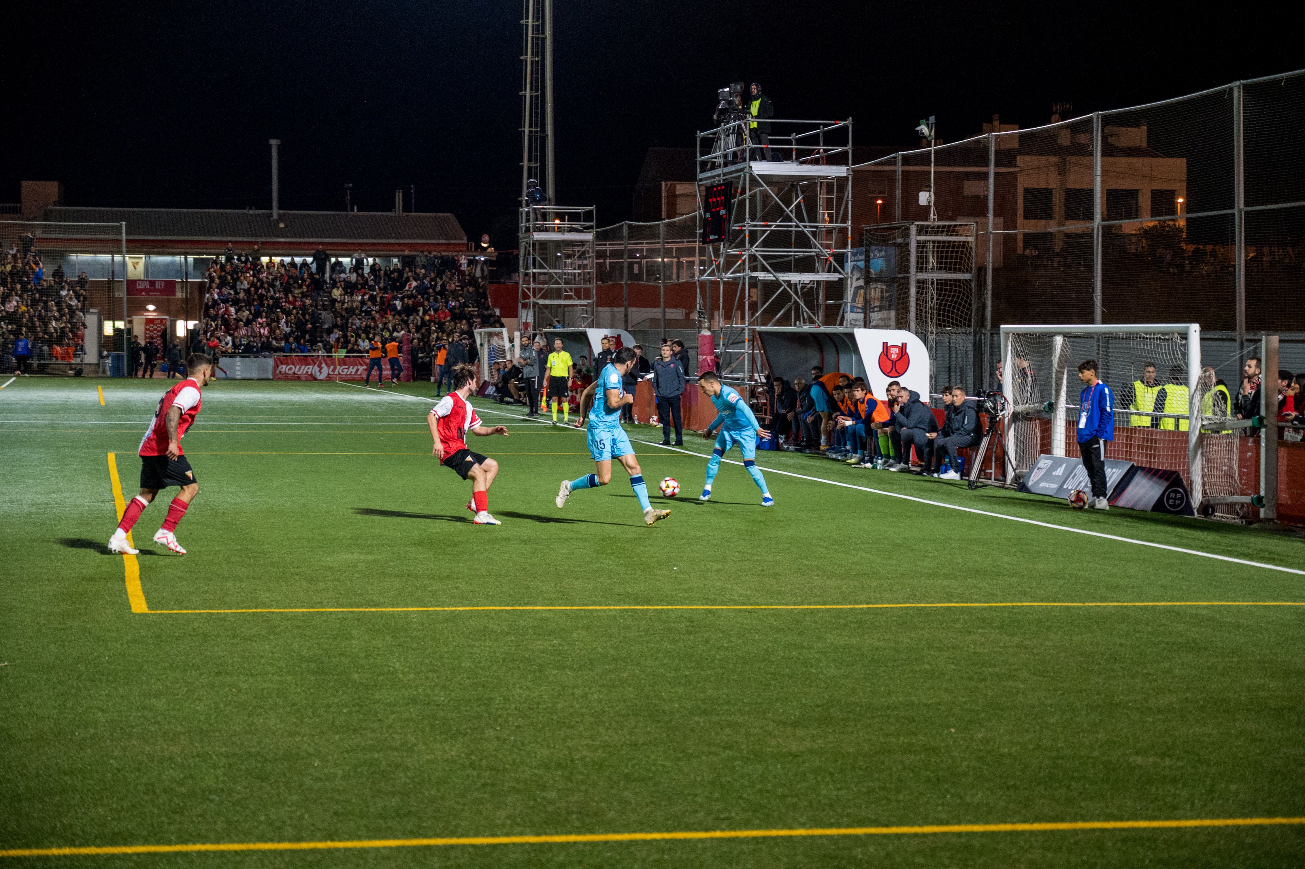 Partit de Copa del Rei UE Rubí-Athletic de Bilbao. FOTO: Carmelo Jiménez