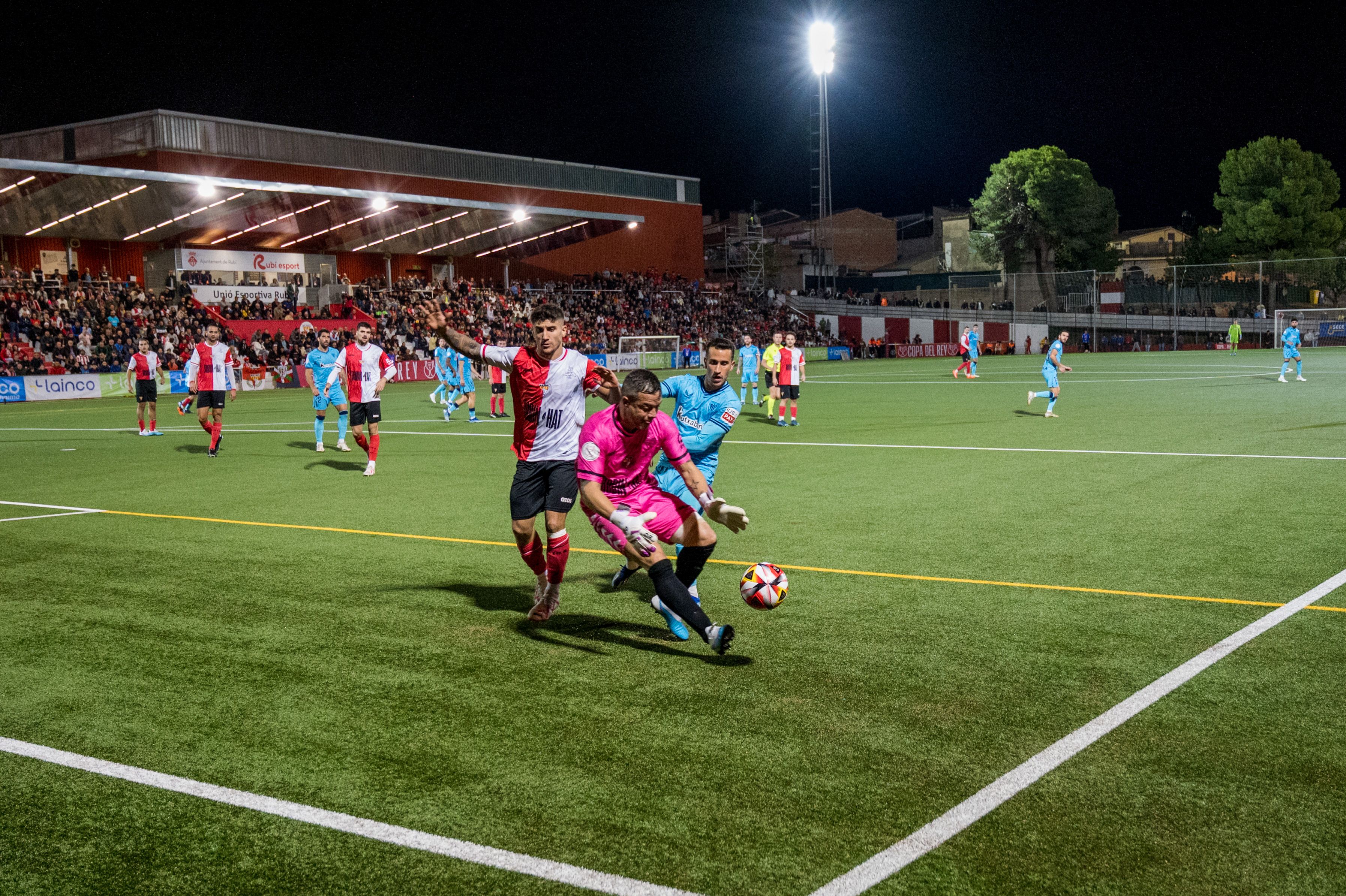 Partit de Copa del Rei UE Rubí-Athletic de Bilbao. FOTO: Carmelo Jiménez