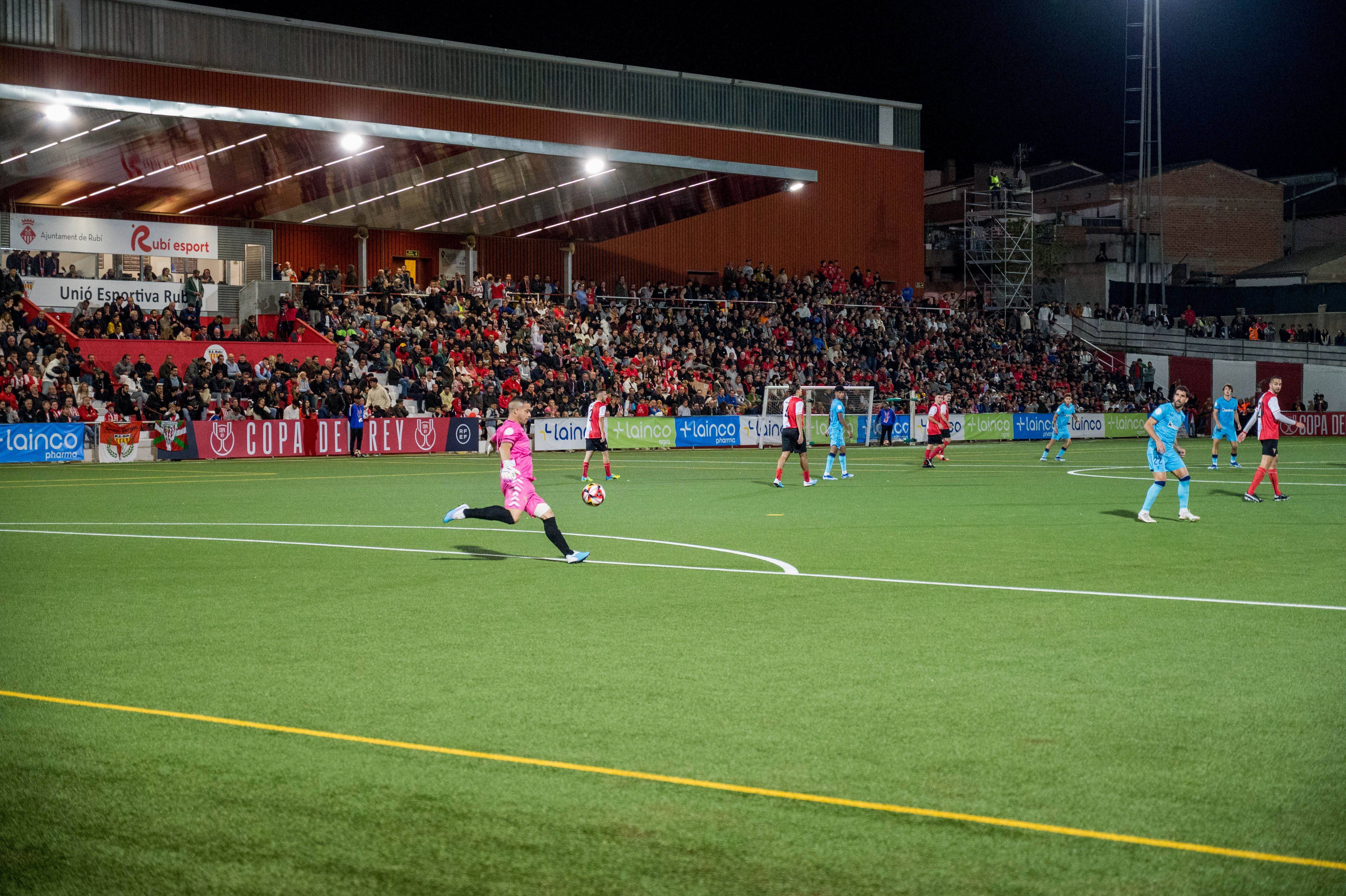 Partit de Copa del Rei UE Rubí-Athletic de Bilbao. FOTO: Carmelo Jiménez