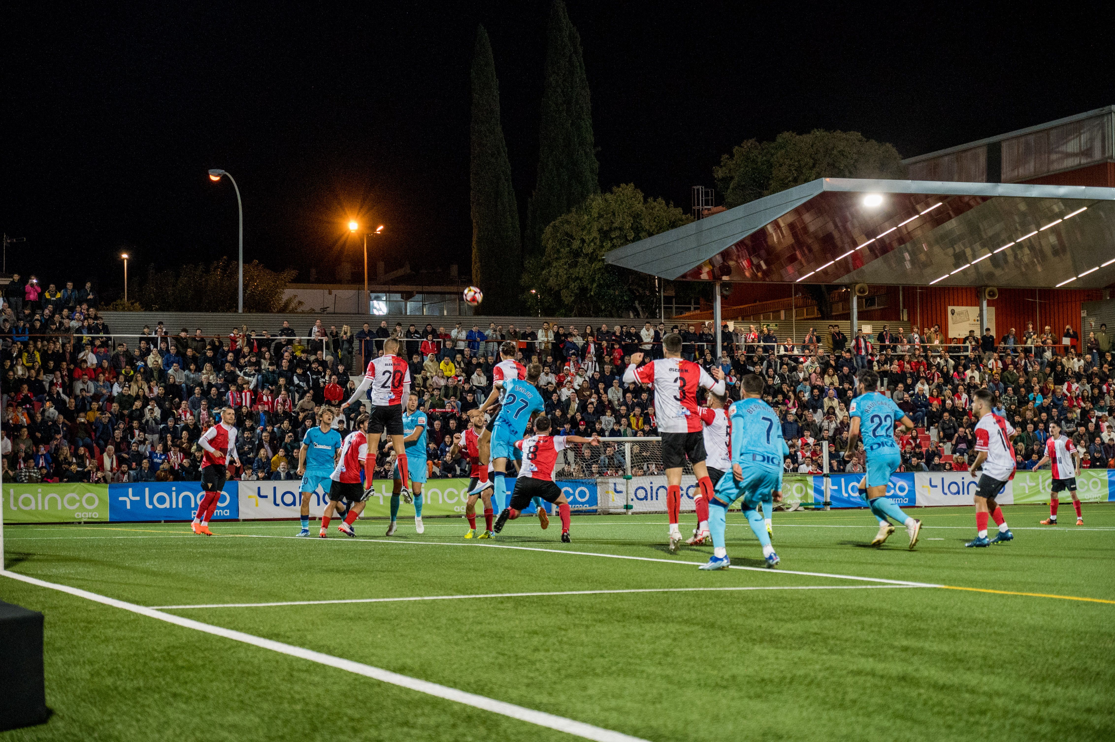 Partit de Copa del Rei UE Rubí-Athletic de Bilbao. FOTO: Carmelo Jiménez