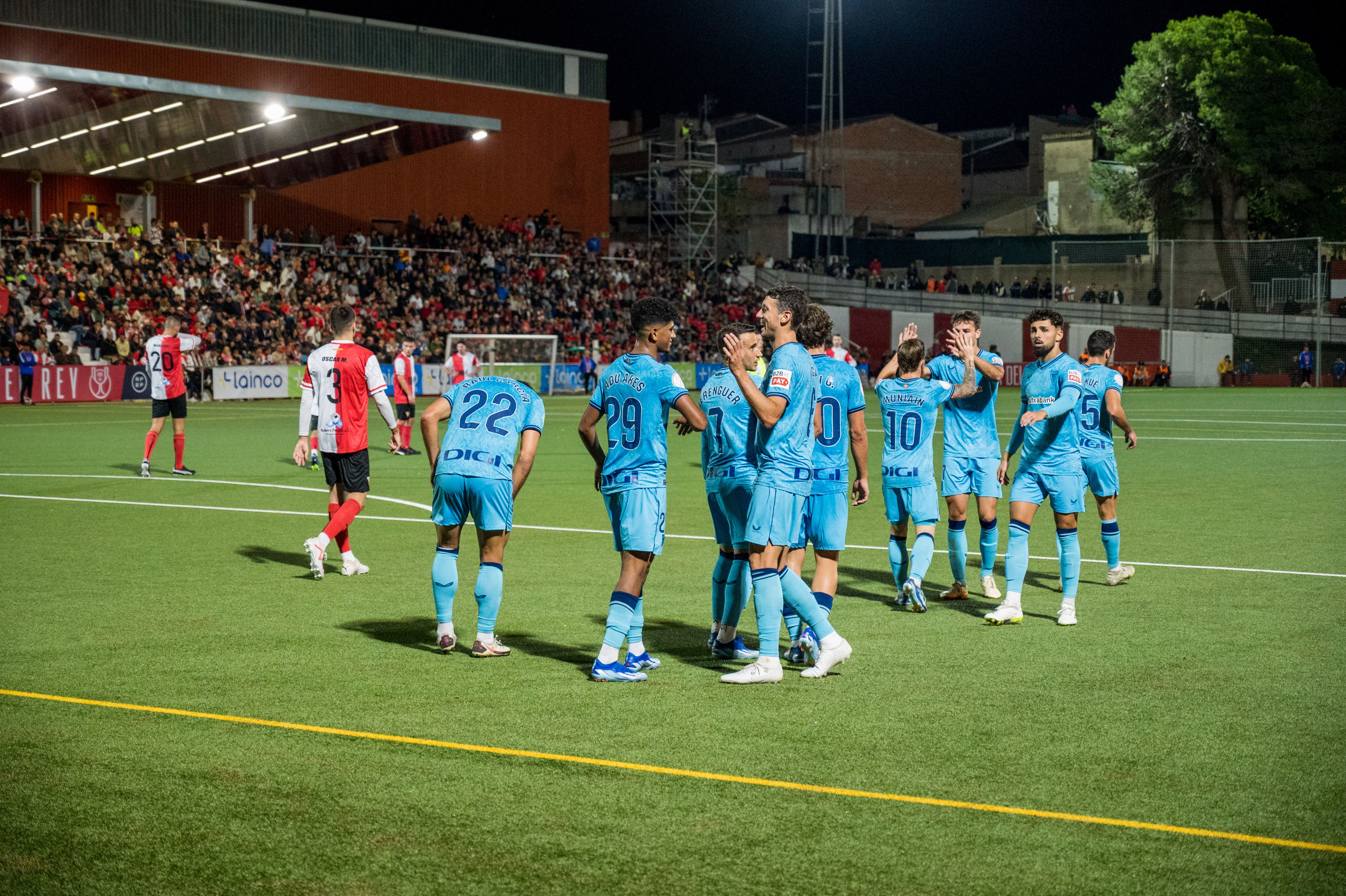 Partit de Copa del Rei UE Rubí-Athletic de Bilbao. FOTO: Carmelo Jiménez