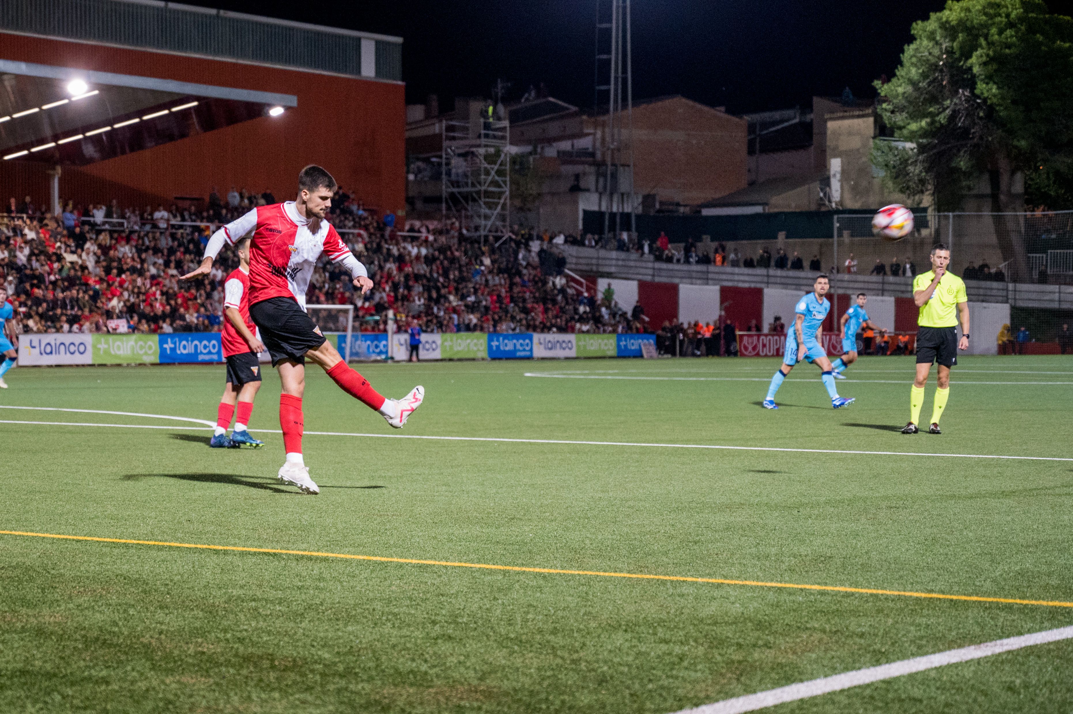 Partit de Copa del Rei UE Rubí-Athletic de Bilbao. FOTO: Carmelo Jiménez