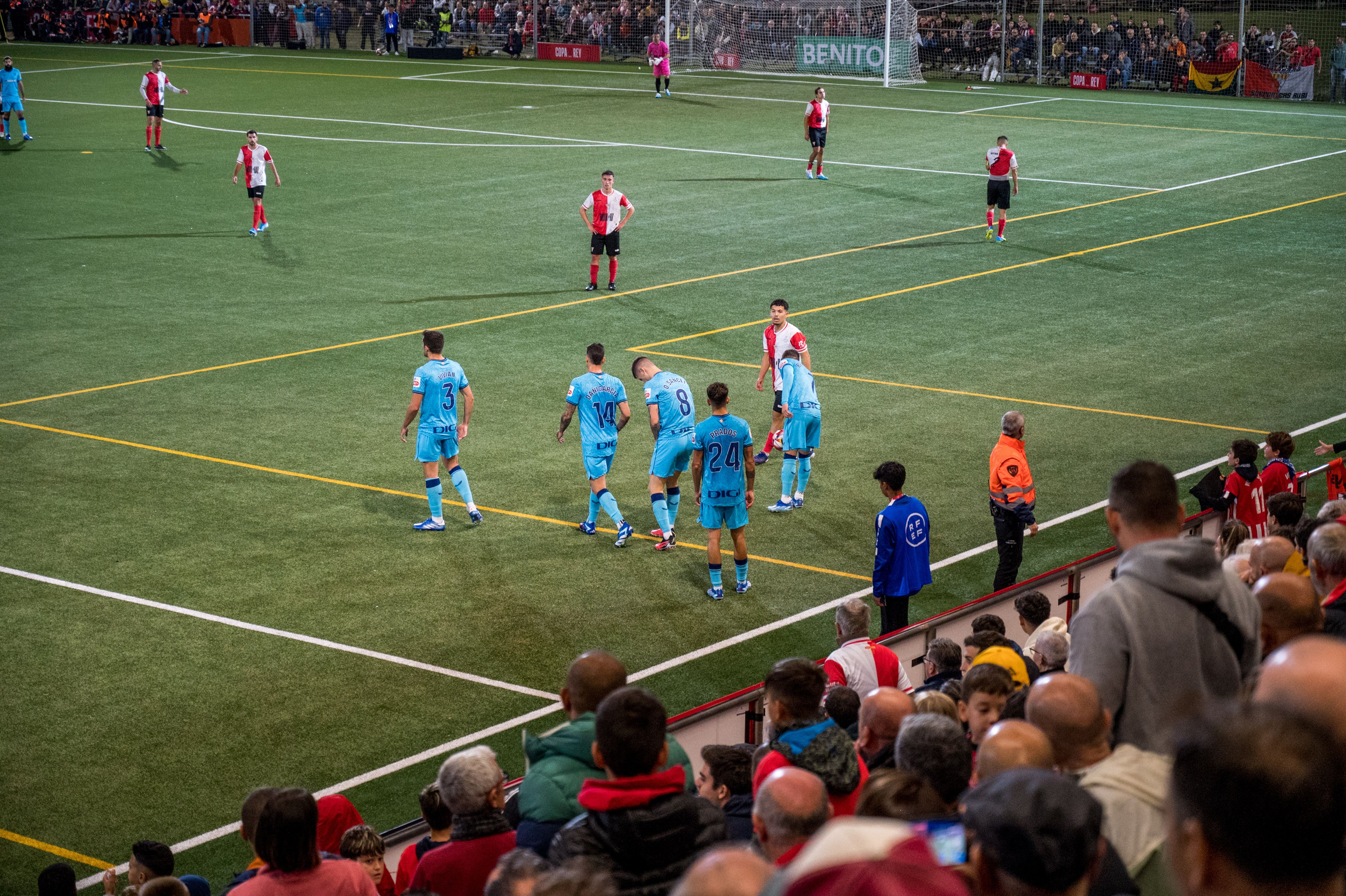 Partit de Copa del Rei UE Rubí-Athletic de Bilbao. FOTO: Carmelo Jiménez