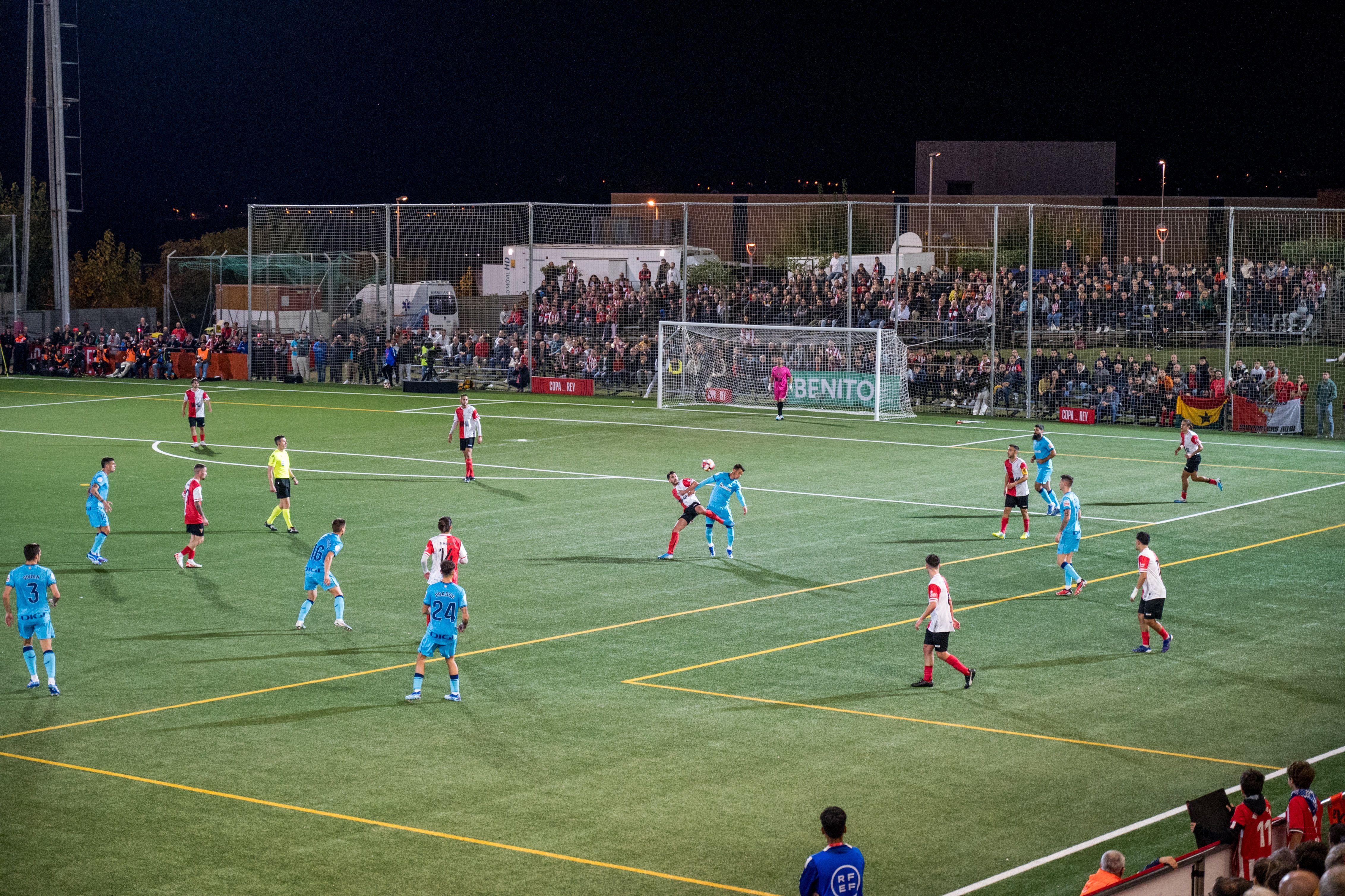 Partit de Copa del Rei UE Rubí-Athletic de Bilbao. FOTO: Carmelo Jiménez