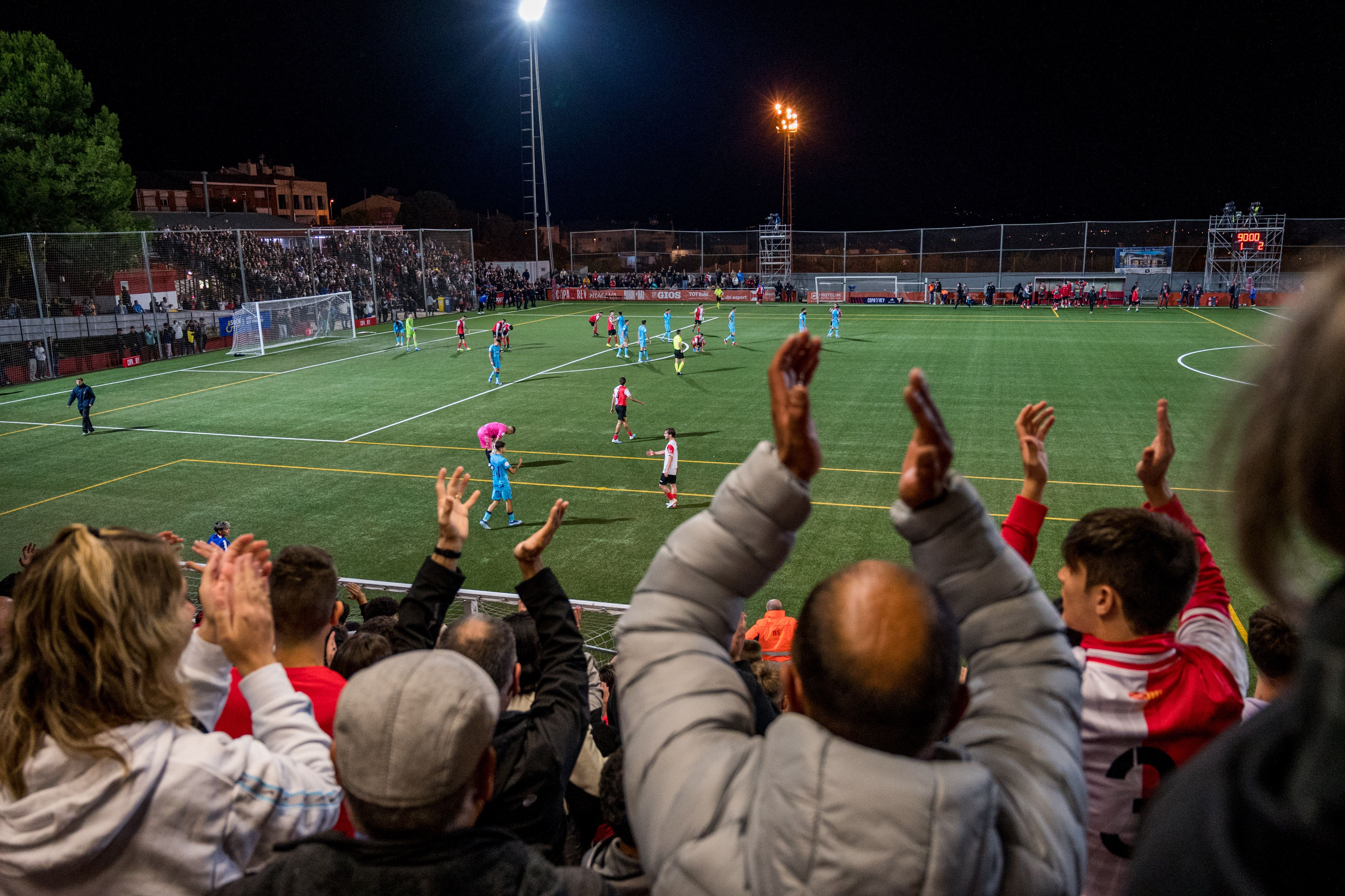 Partit de Copa del Rei UE Rubí-Athletic de Bilbao. FOTO: Carmelo Jiménez