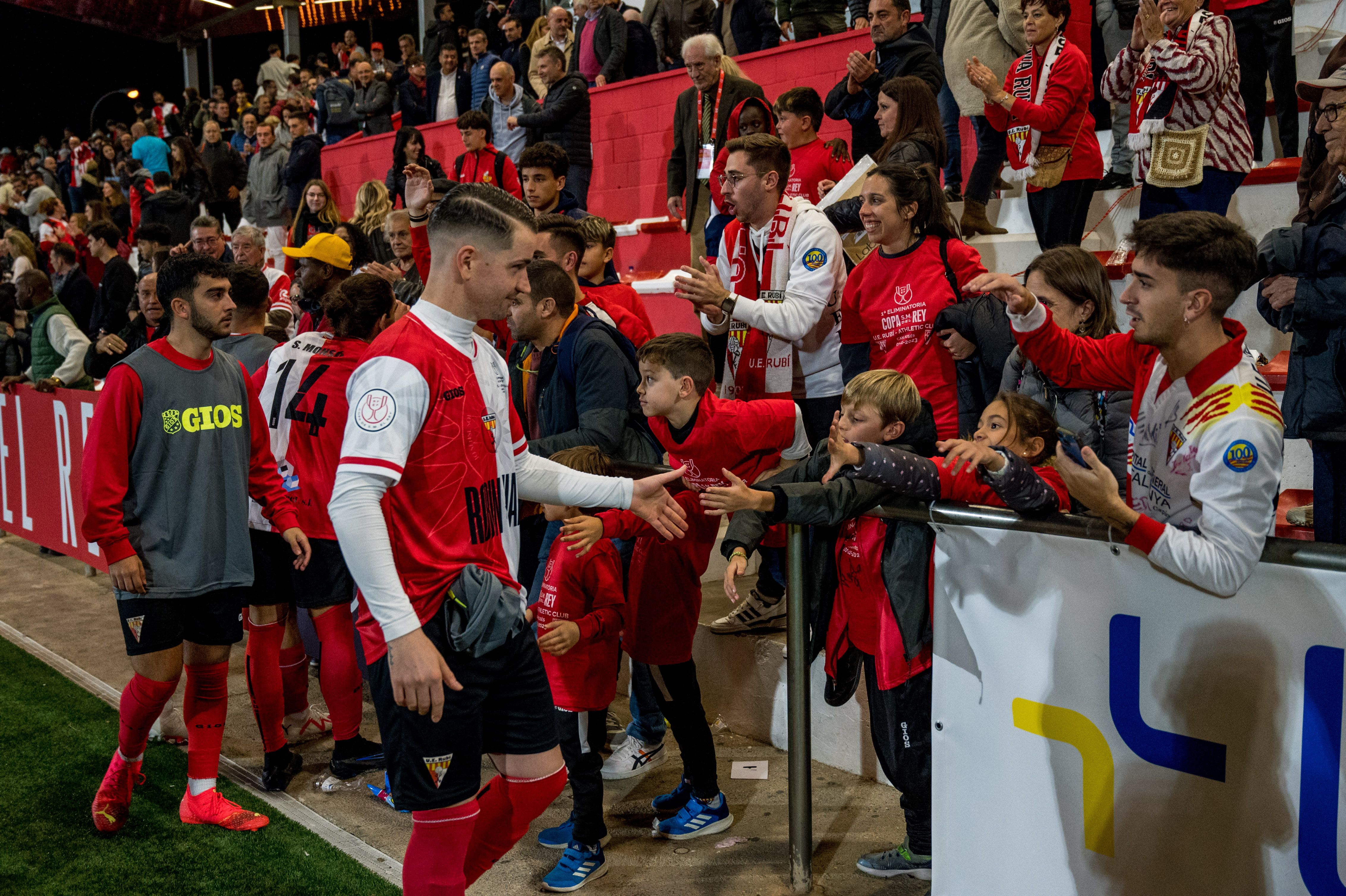 Partit de Copa del Rei UE Rubí-Athletic de Bilbao. FOTO: Carmelo Jiménez