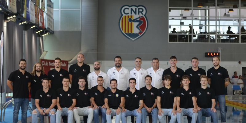 Equip absolut masculí de waterpolo del CN Rubí. FOTO: Cedida