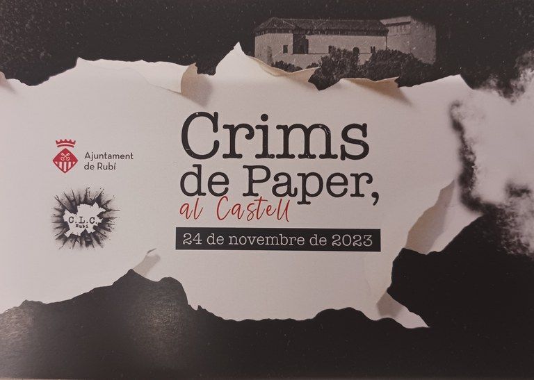Crims de paper, una trobada del Club de lectura criminal i l'alumnat de l'Estatut Crims de paper, una trobada del Club de lectura criminal i l'alumnat de l'Estatut