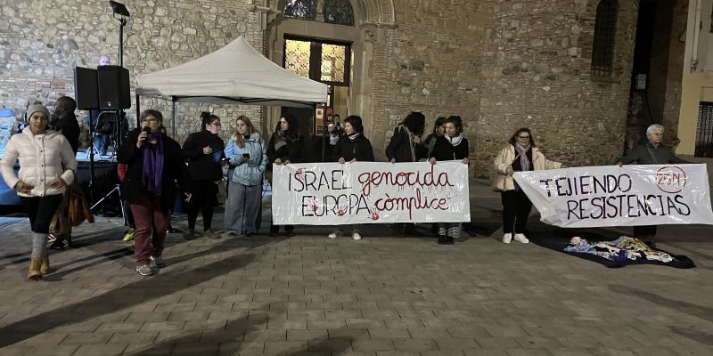les membres han afirmat que és un moviment inclusiu per a totes les dones, col·lectiu LGTBIQ+ i les víctimes pel conflicte a Palestina. Foto: P.S. les membres han afirmat que és un moviment inclusiu per a totes les dones, col·lectiu LGTBIQ+ i les víctimes pel conflicte a Palestina. Foto: P.S.