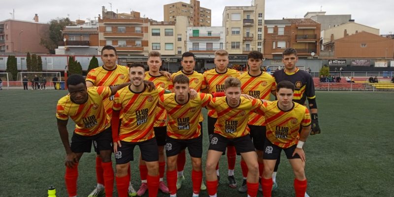 El Veinti en el partit contra el CFA Espluguenc. FOTO: Cedida El Veinti en el partit contra el CFA Espluguenc. FOTO: Cedida