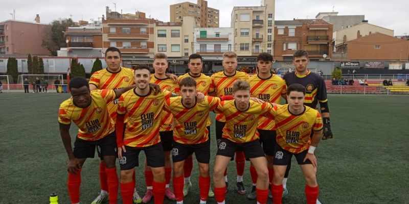 El Veinti en el partit contra el  CFA Espluguenc. FOTO: Cedida