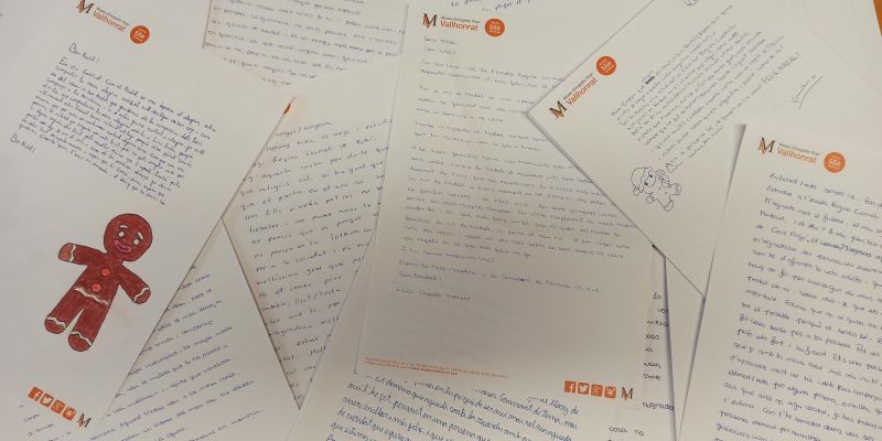 Algunes cartes de la iniciativa "Tinc una carta per a tu". FOTO: Cedida