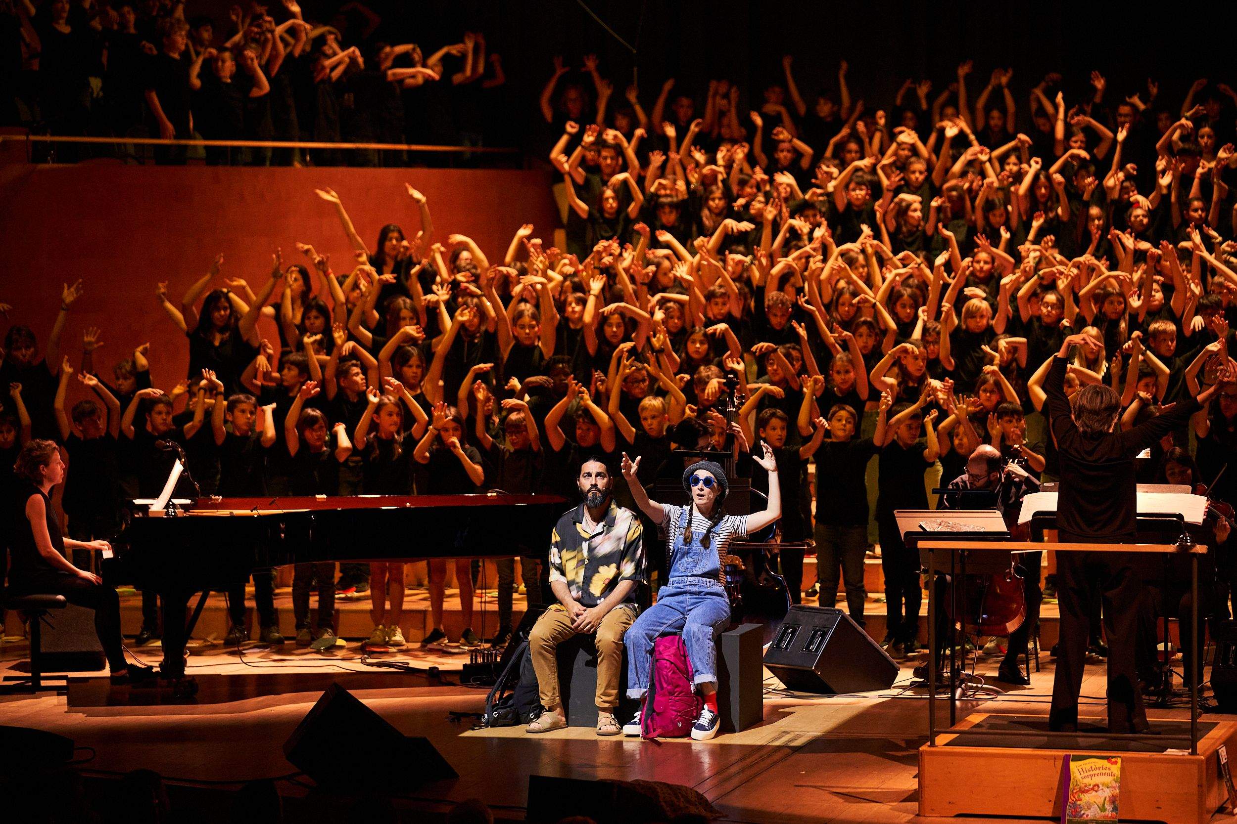 Els protagonistes del Cantània 2023 a L’Auditori. FOTO: Arnau Pascual Els protagonistes del Cantània 2023 a L’Auditori. FOTO: Arnau Pascual