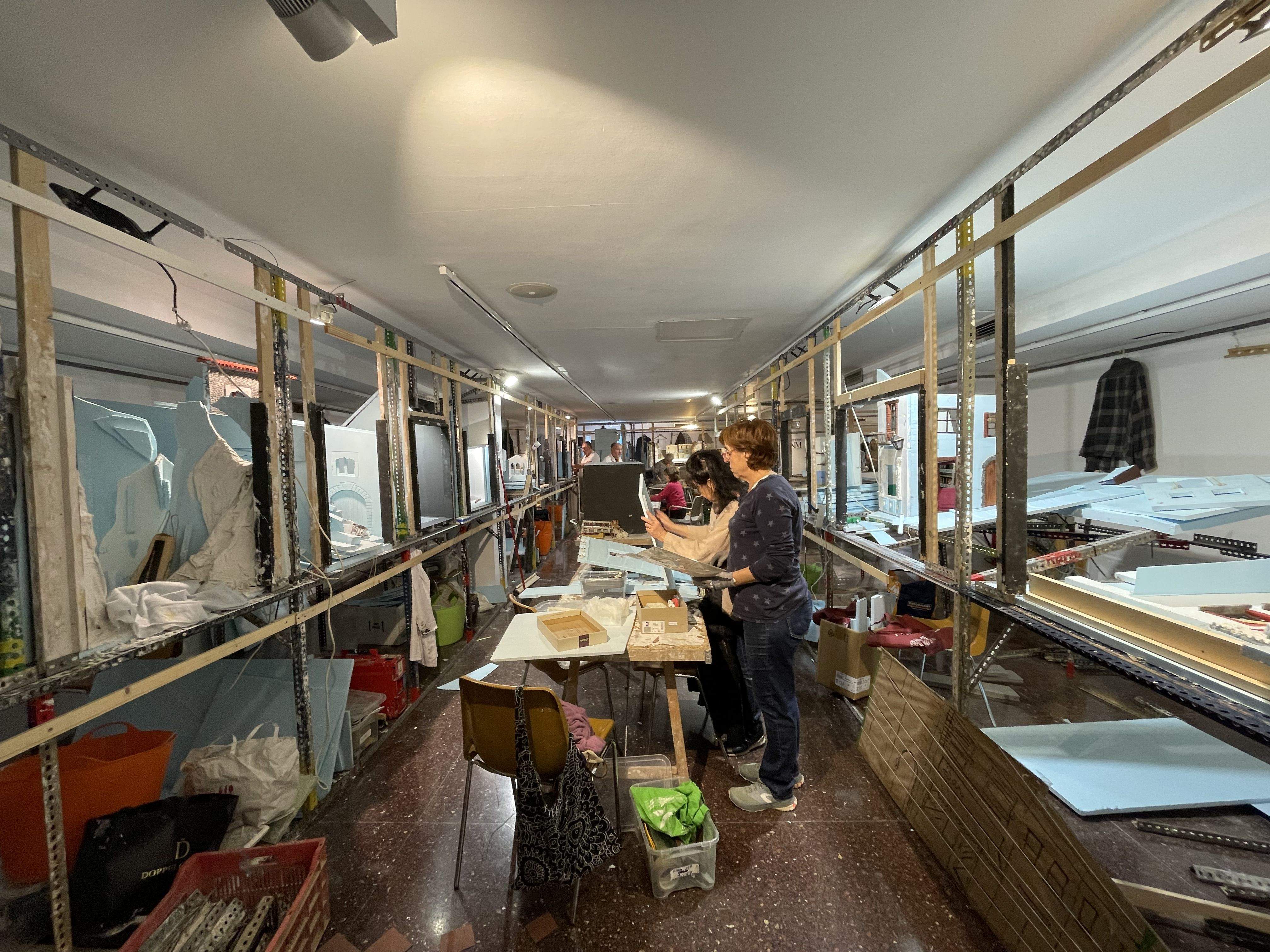 Els diorames de Nadal: Així es prepara l'exposició més visitada de Rubí. FOTO: Estela Luengo