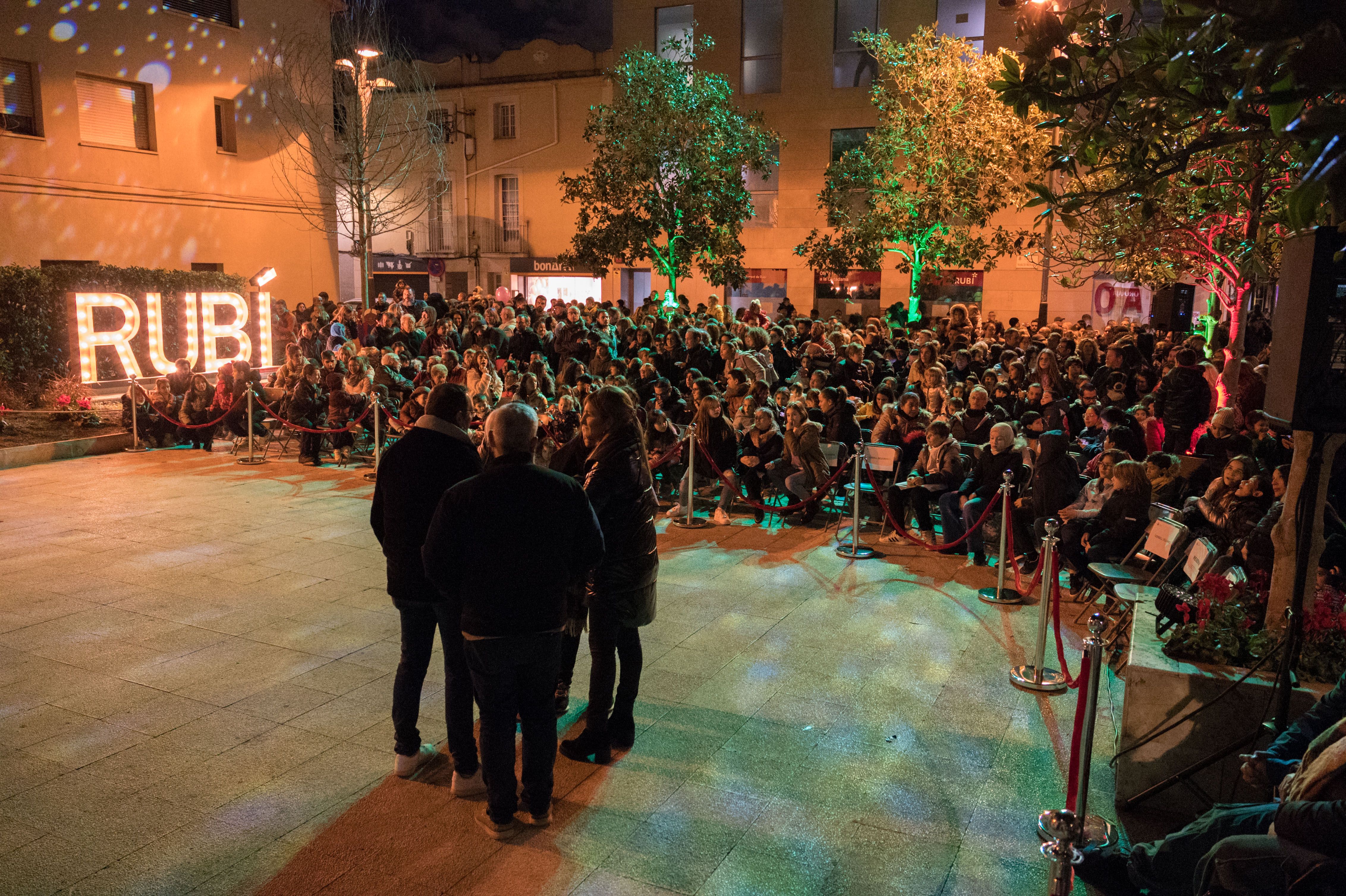 Encesa de llums de Nadal a Rubí 2023. FOTO: Carmelo Jiménez