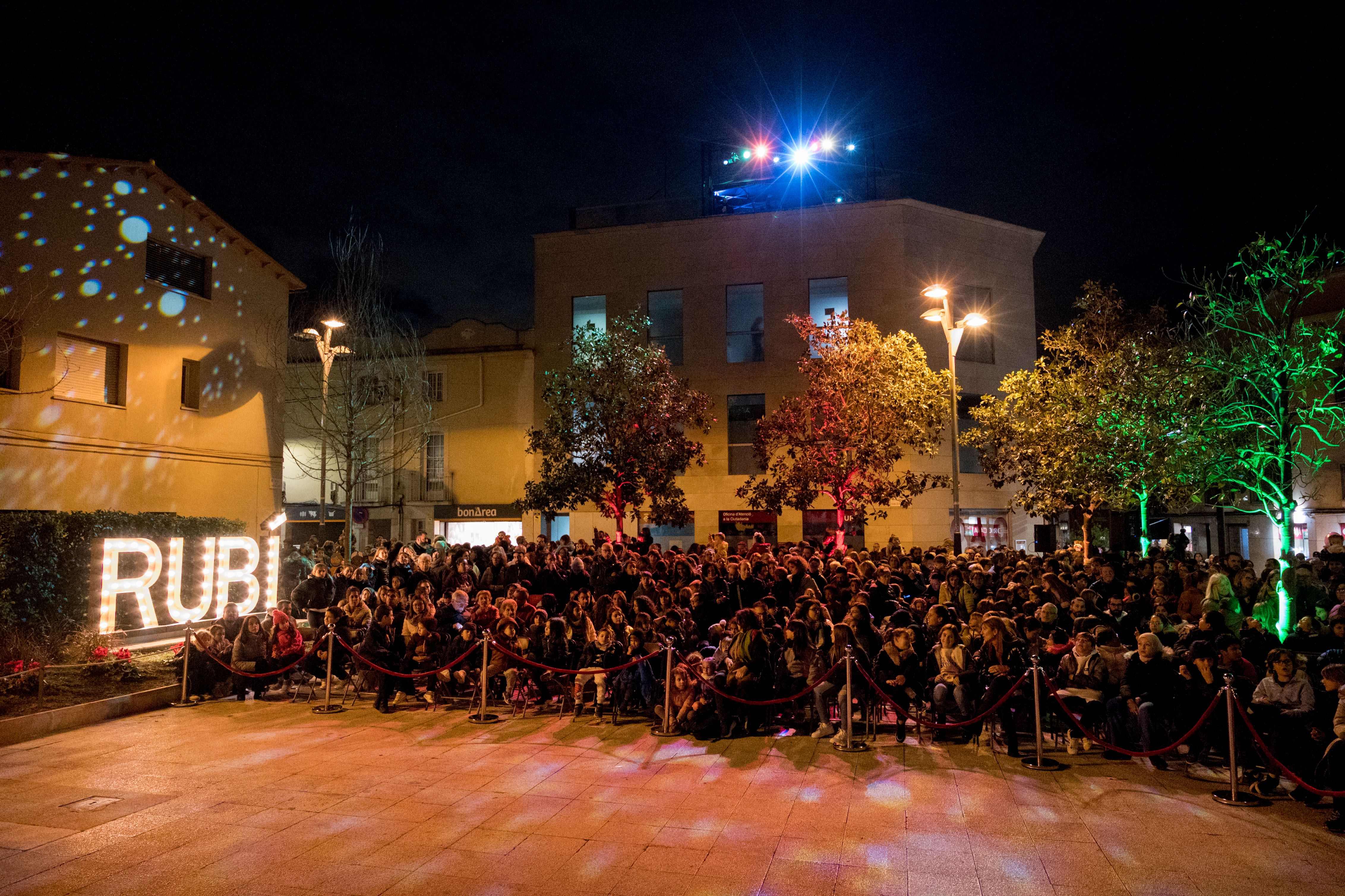 Encesa de llums de Nadal a Rubí 2023. FOTO: Carmelo Jiménez